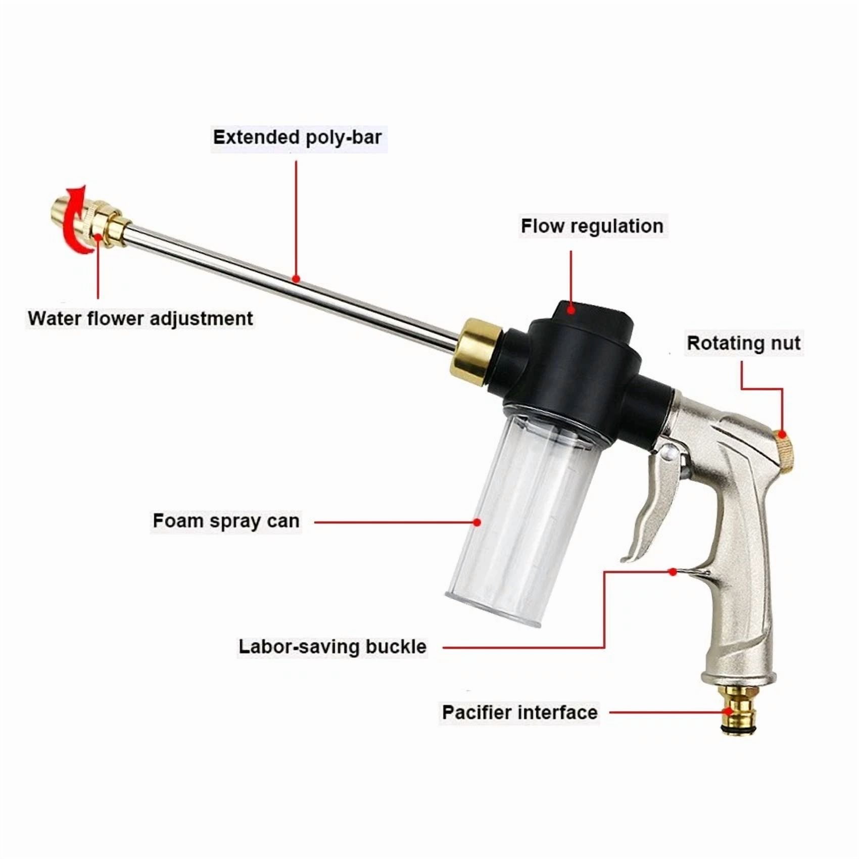 YANI High Pressure Power Washer Spray Nozzle for Car Cleaning and Garden Hose (Standard Size) 6vi89