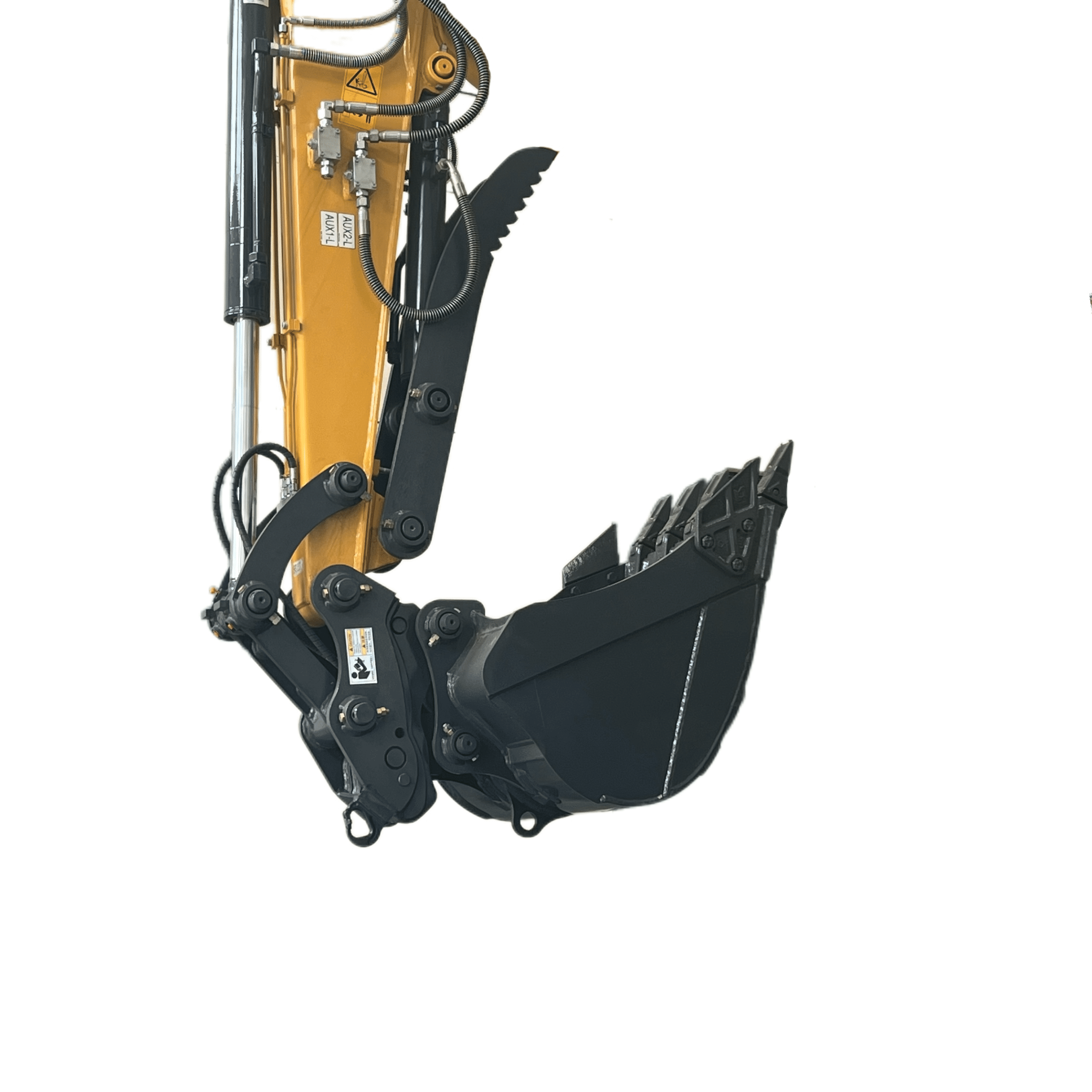 CFG INDUSTRIAL 6 Ton Mini Excavator with Hydraulic Thumb and Pilot Control (Yellow, 6 Ton) mawqk