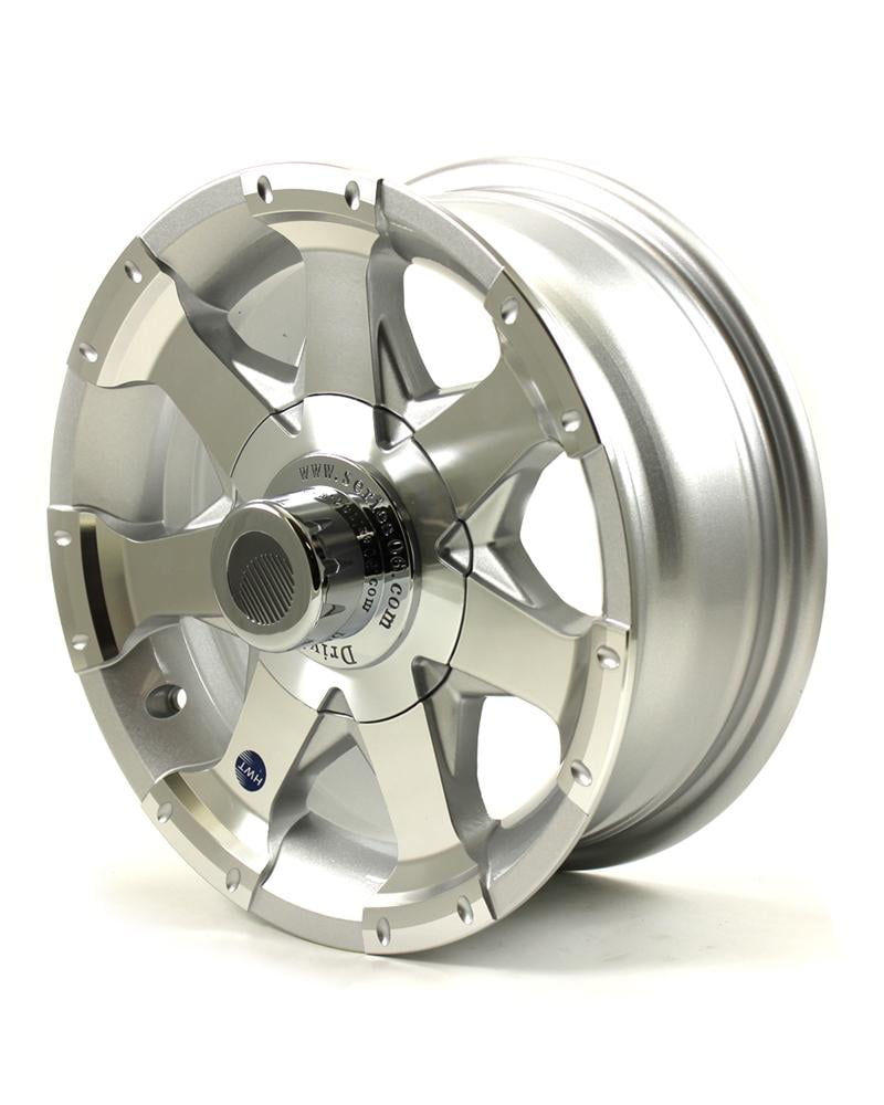 HiSpec Series 06 Aluminum Trailer Wheel (Silver, 15x6 in, 5-Lug on 4.5 in) ndrs7