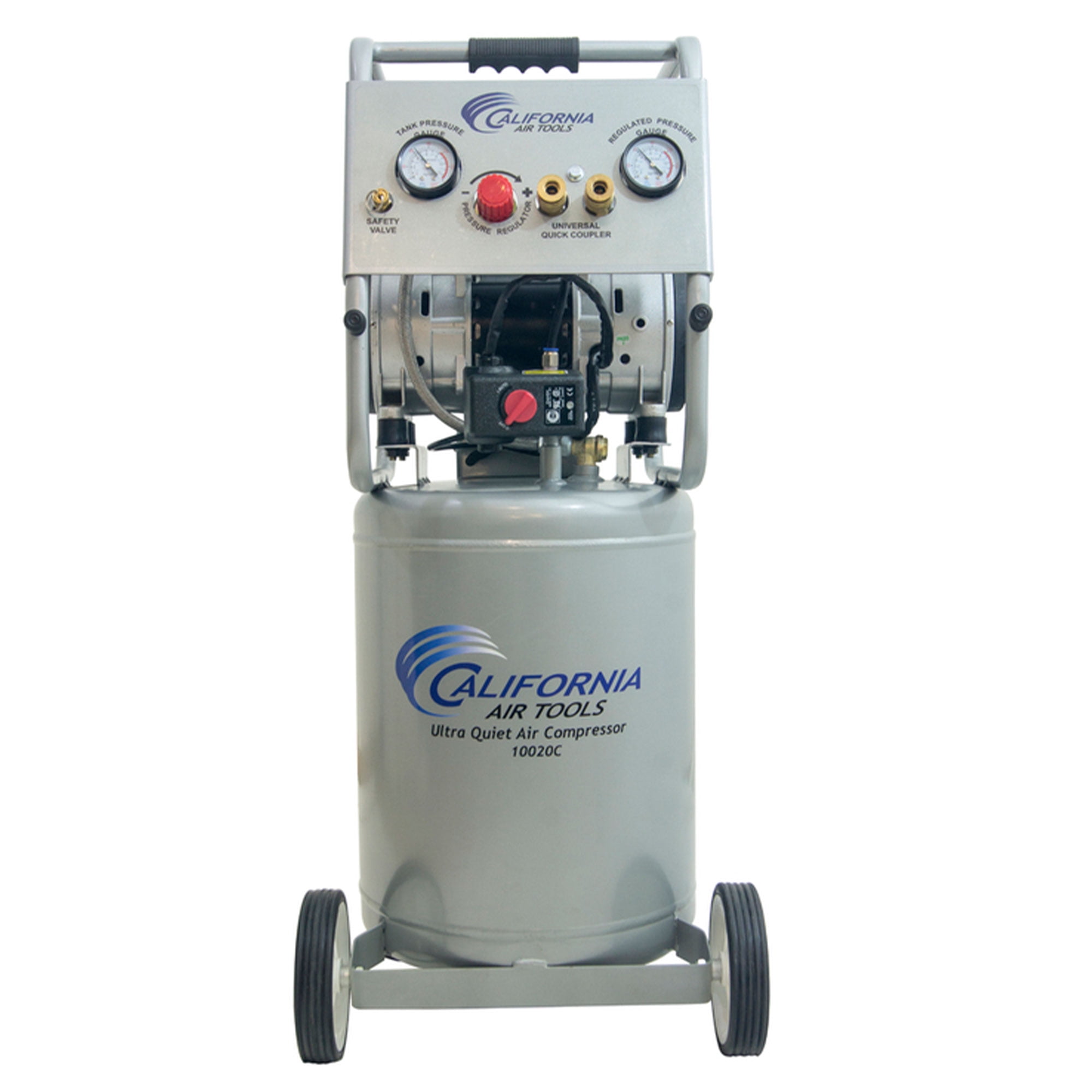 California Air Tools 10020C Ultra Quiet Oil-Free Air Compressor (Silver, 10 Gallon) 2u7vn