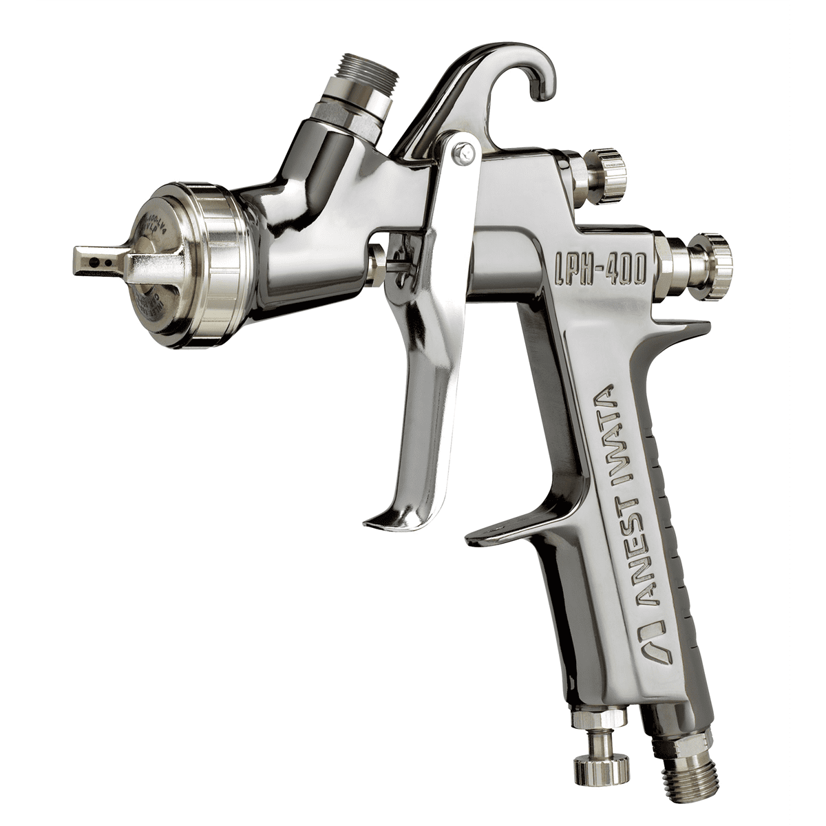 Iwata LPH400-134LV Center Post Gravity Feed HVLP Spray Gun (Black, 1.3mm) 0187y