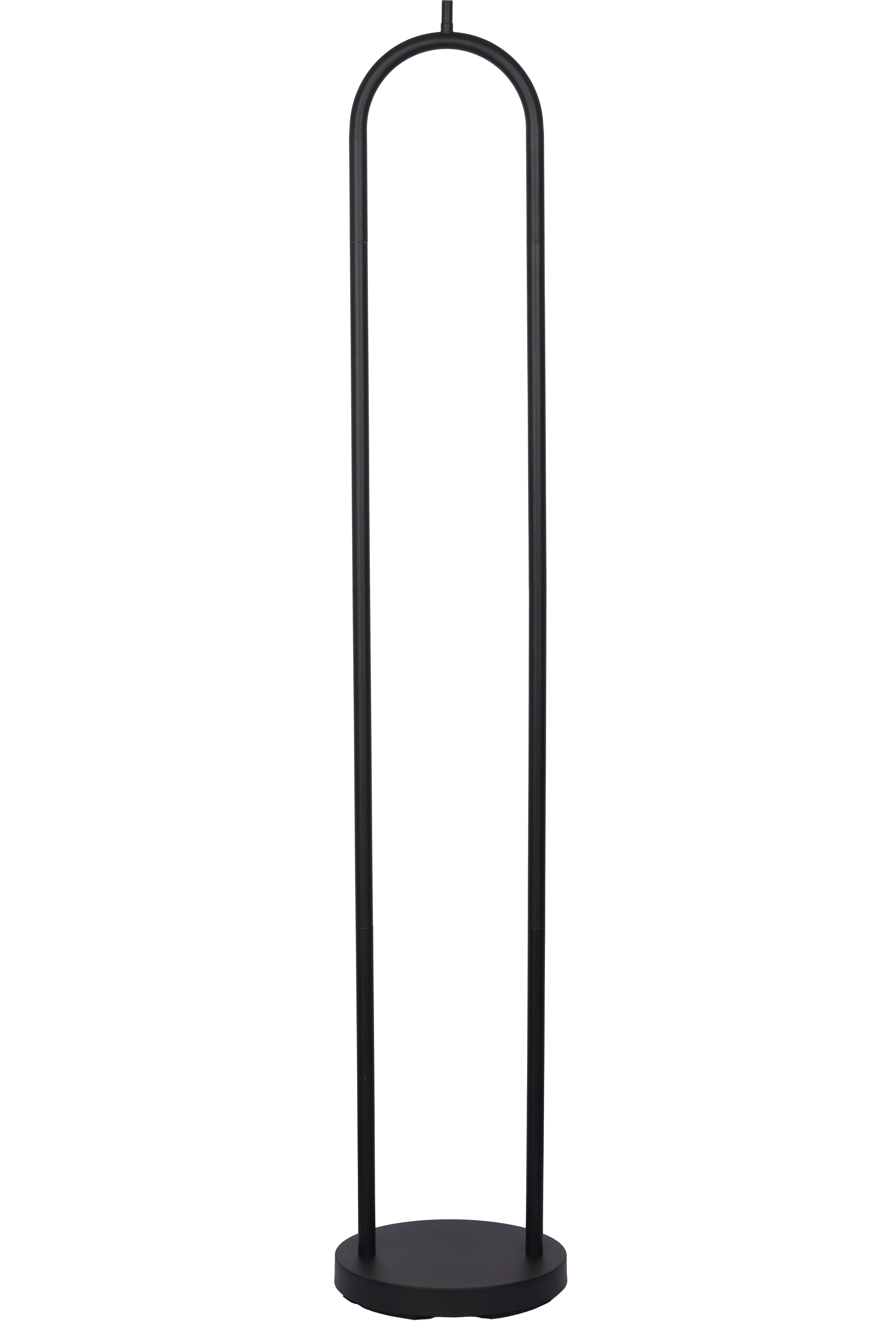 Mainstays Dual Pole Arch Metal Floor Lamp with Fabric Drum Shade (Black, 64 in) cbgb1