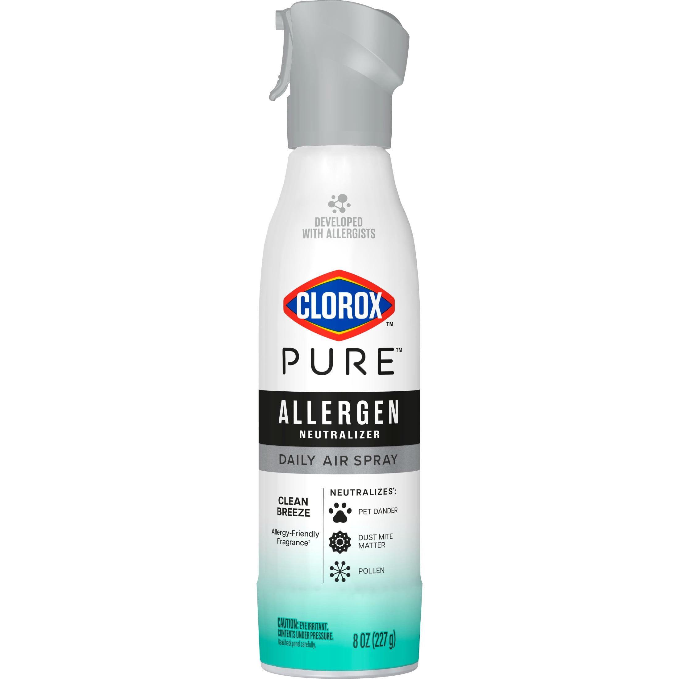 Clorox PURE Allergen Neutralizer Daily Air Spray, Clean Breeze (8 oz) 64jz6