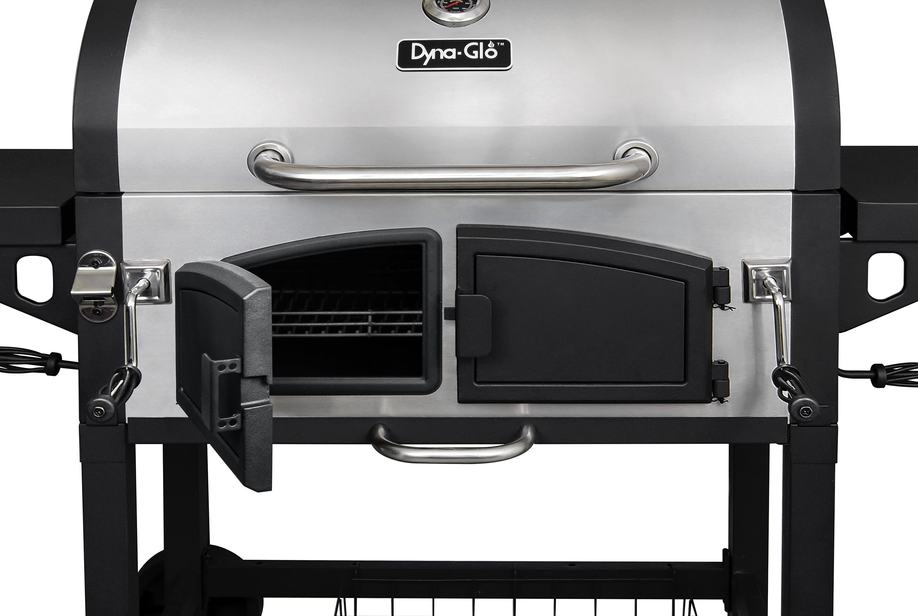Dyna-Glo X-Large Premium Dual Chamber Charcoal Grill (Silver, 816 sq in) 9th0h