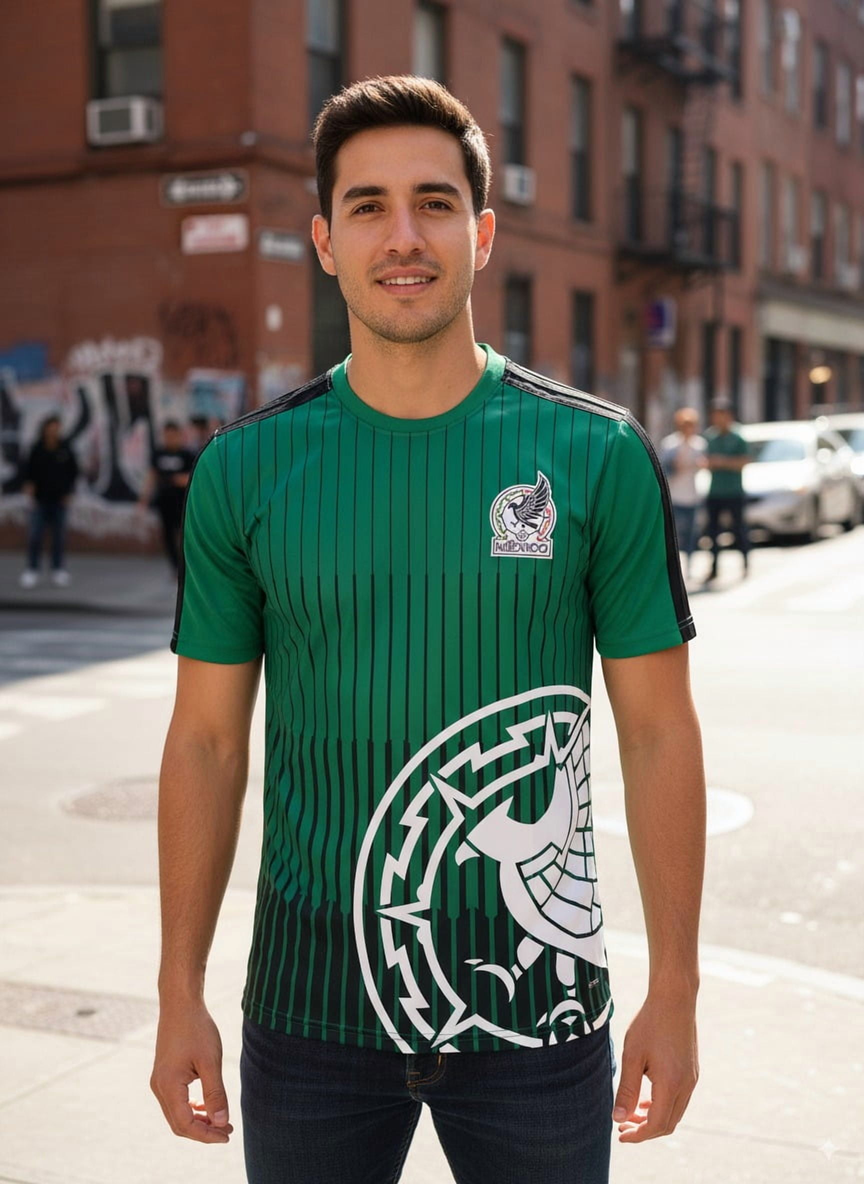 Icon Sports Mexico National Team Soccer Jersey (Green, Youth Small) uockc