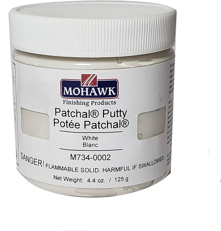 Mohawk Patchal Putty Wood Filler for Cosmetic Repairs (White, 4 oz) a5xzm