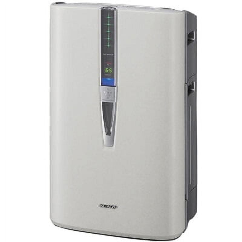 SHARP Triple Action Plasmacluster Air Purifier and Humidifier (White, 341 sq. ft.) qiftk
