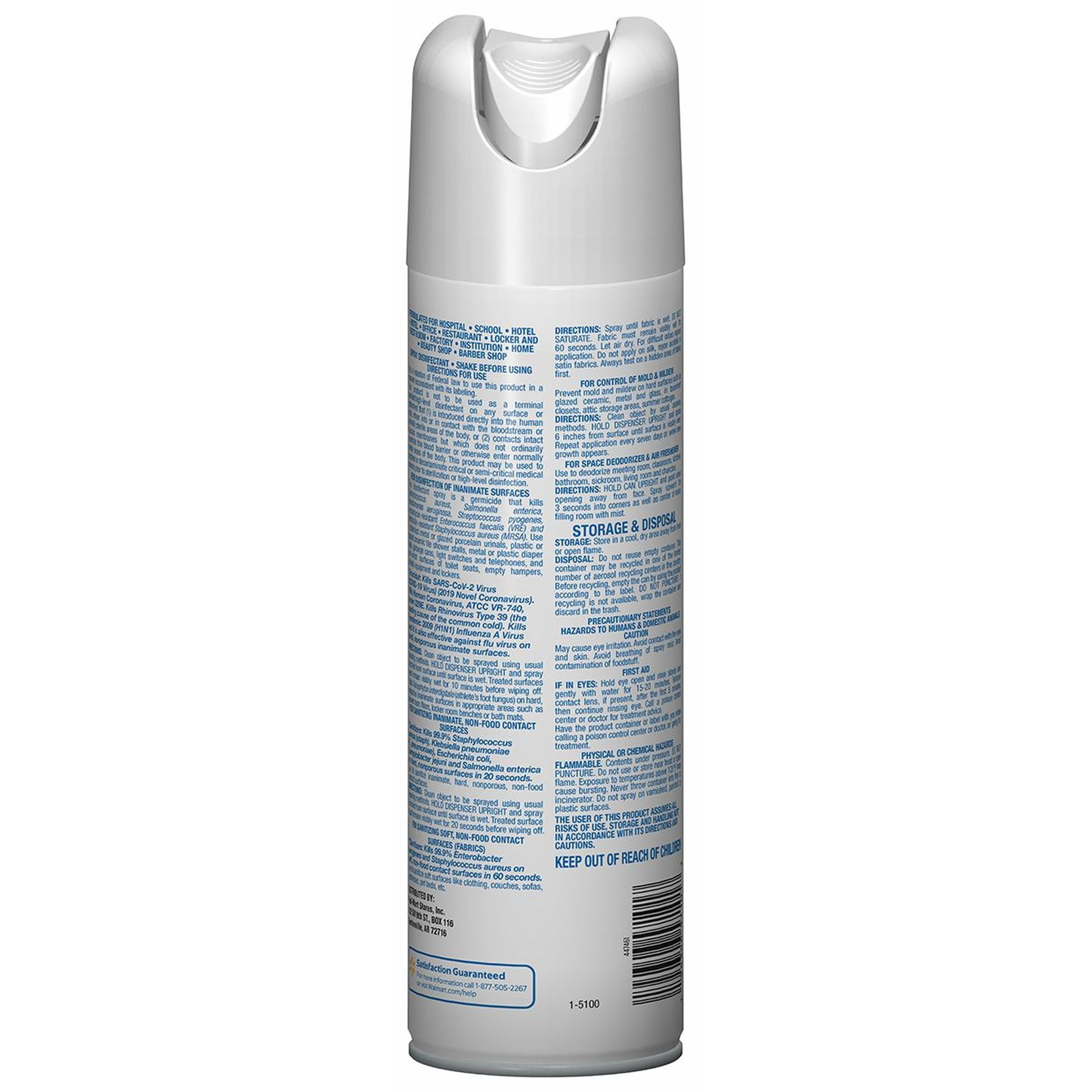 Great Value Disinfectant Spray Crisp Linen (19 oz) 14803