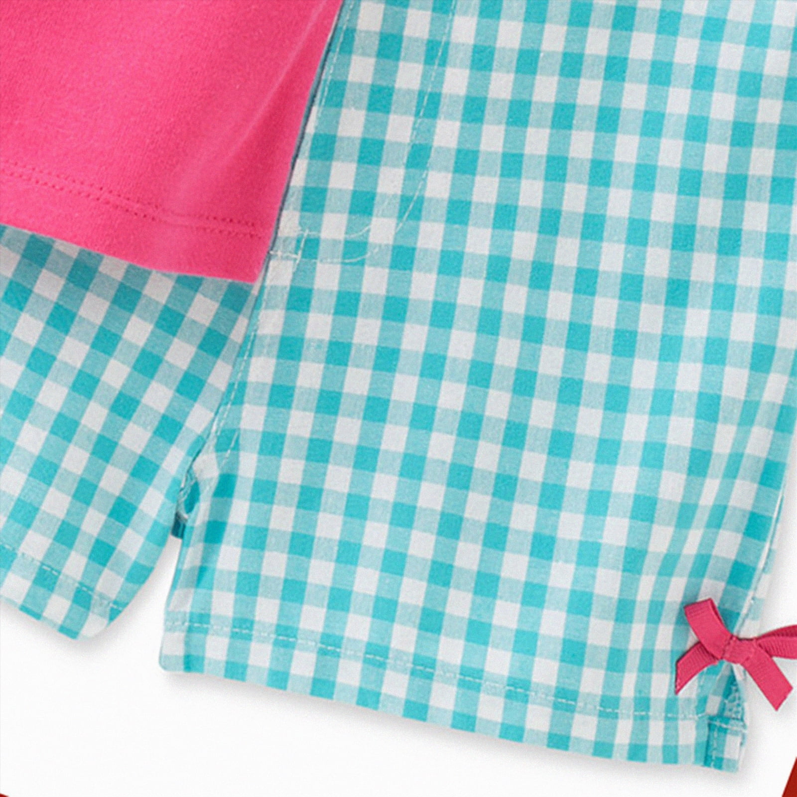 CAICJ98 Toddler Girl Summer Outfit Set Cotton Sleeveless Top and Shorts (Hot Pink, 4-5 Years) jnmz6