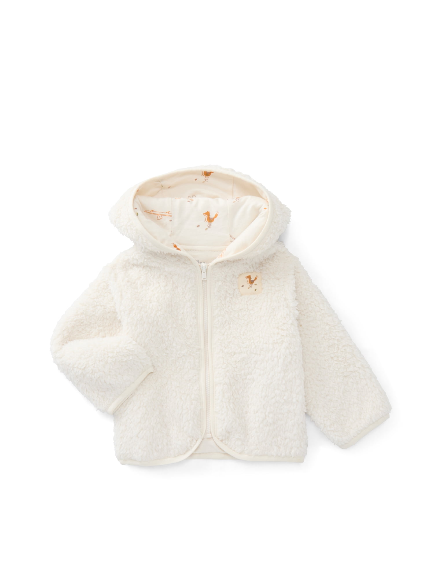 Garanimals Baby Zip-Up Fleece Hoodie Soft Graphic Outerwear (6M-24M) 43hbk