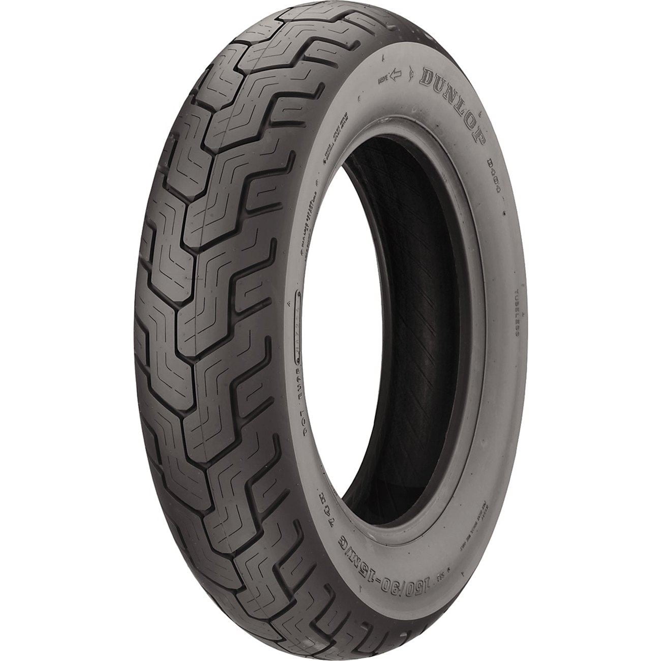 Dunlop D404 Rear Motorcycle Tire (Black, 150/90-15) ei8vy