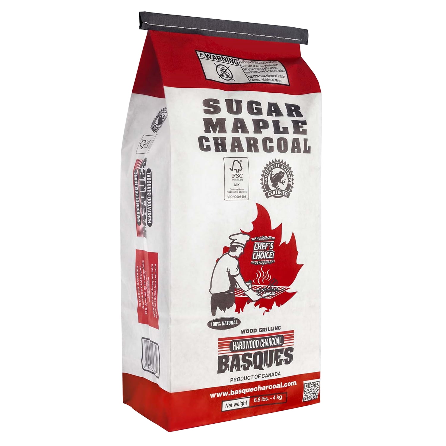 Basques All Natural Sugar Maple Lump Charcoal (Hardwood, 8.8 lb) djq92