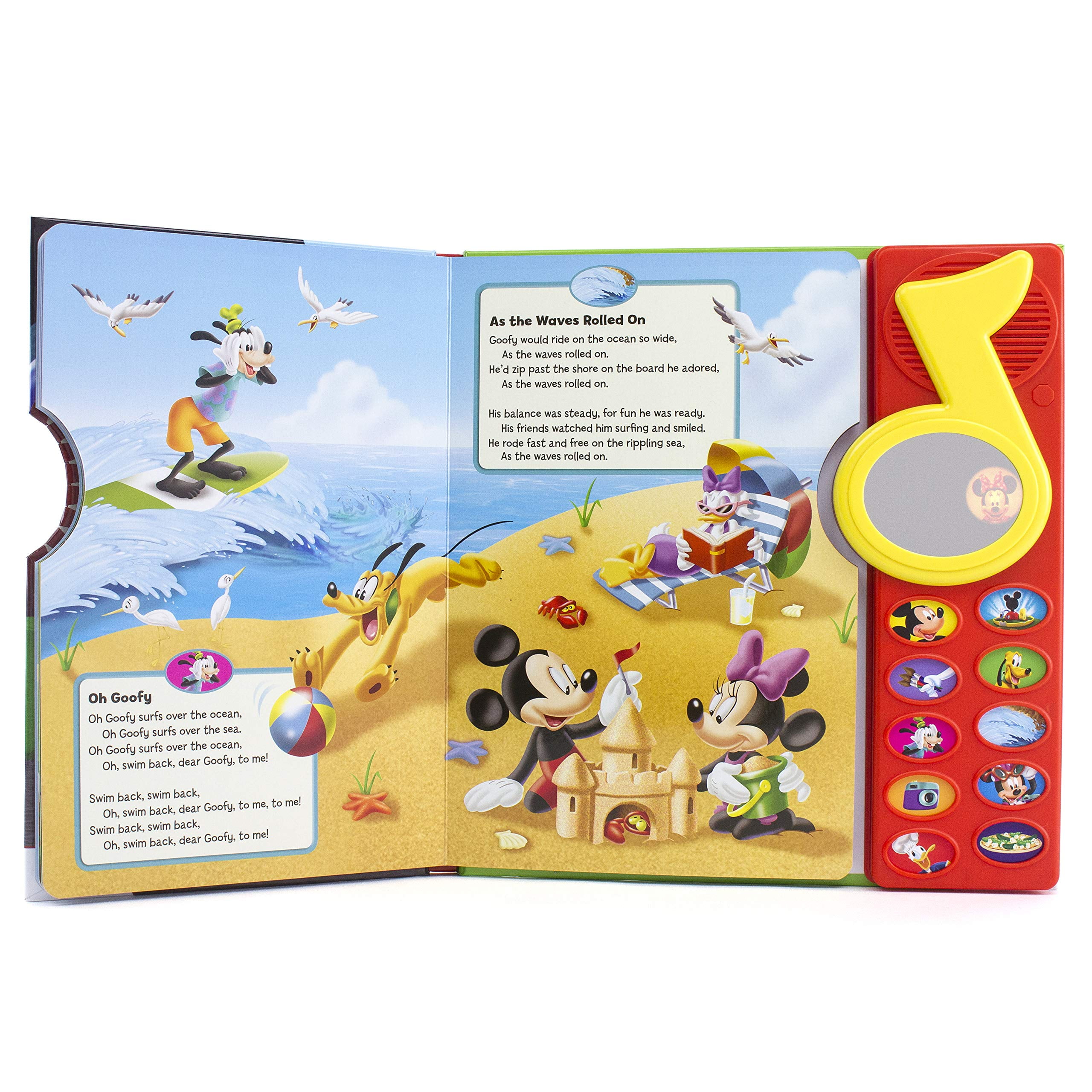 PI Kids Disney Junior Mickey Mouse Clubhouse Sing-Along Sound Book (Hardcover, 10 Songs) h3lku