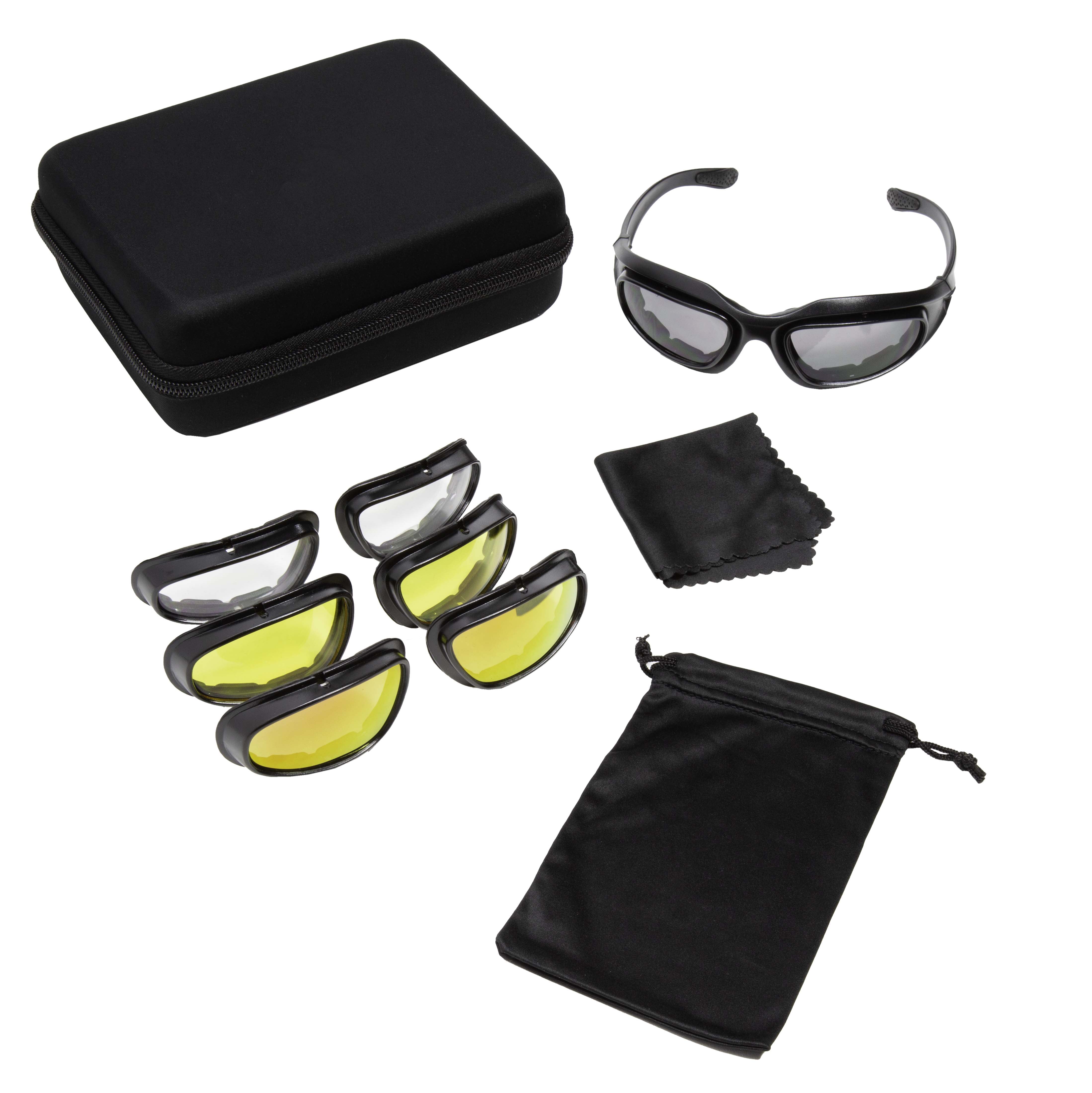 Fuel Helmets Adult MX ATV Off-Road Riding Glasses Kit (Black, One Size) yfcq9