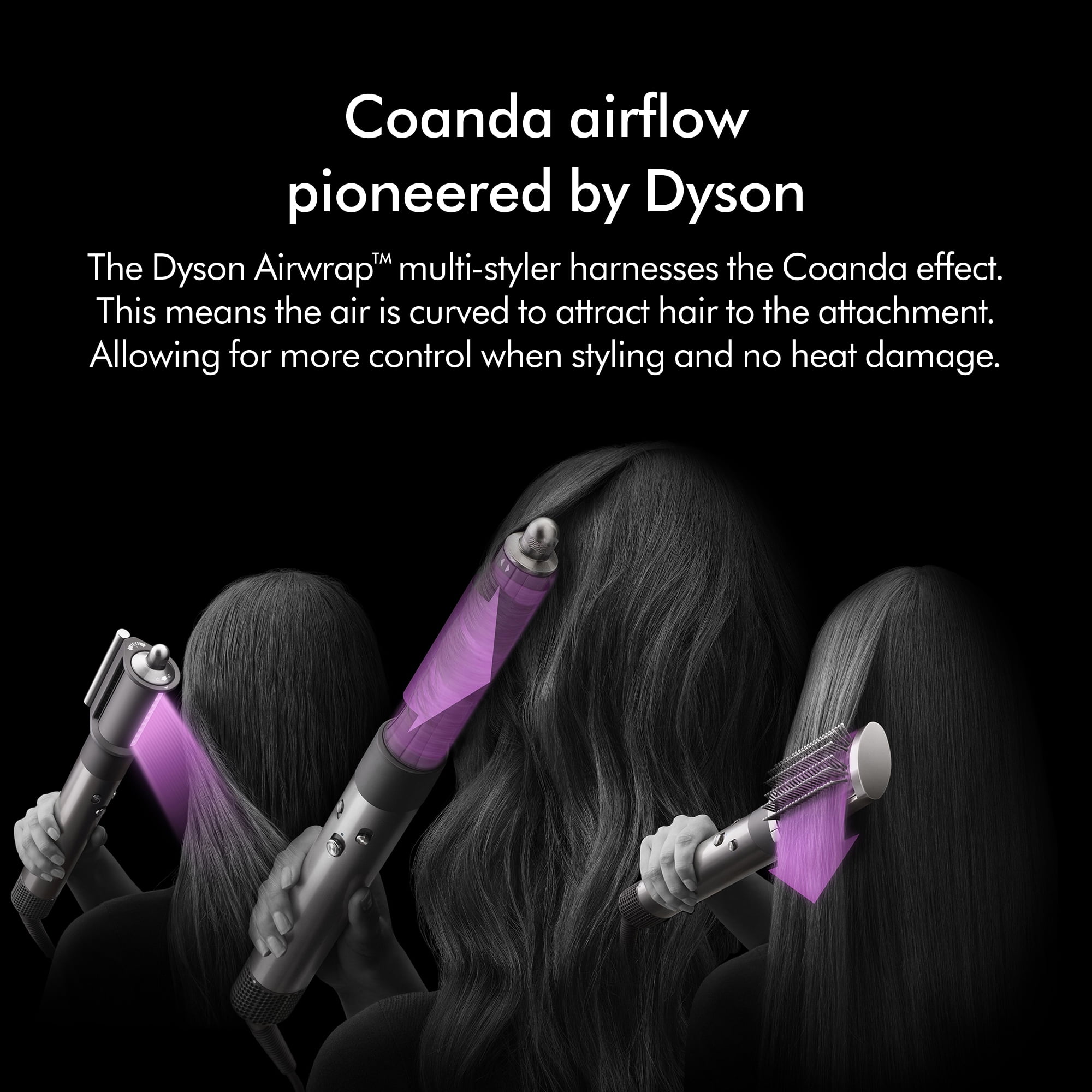 Dyson Airwrap Multi-Styler Complete Long Diffuse Hair Styling Tool (Nickel/Copper, Refurbished) jivlj