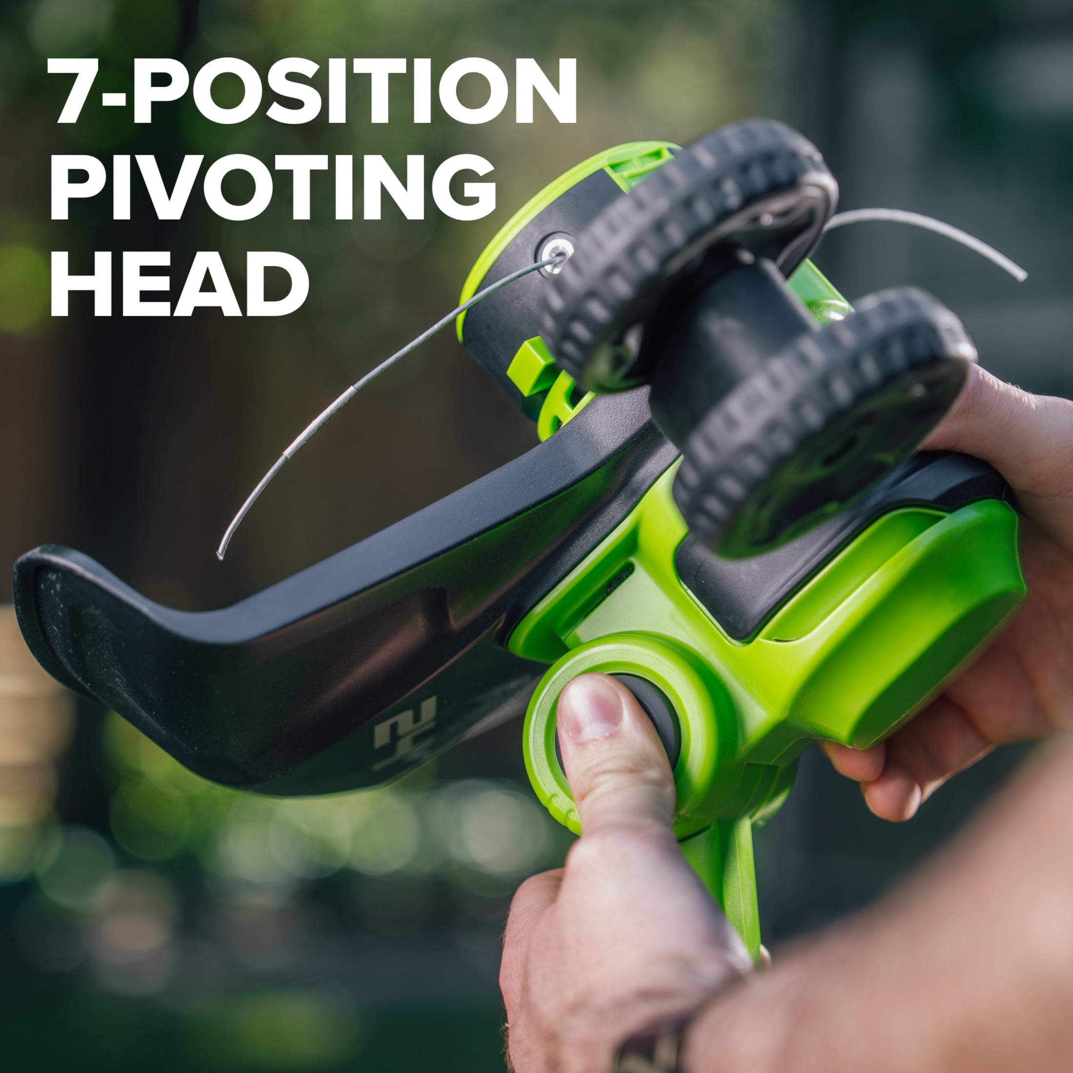 Greenworks PowerAll 24V Brushless 12 in String Trimmer with 3.0 Ah USB-C Battery and Charger (12 in) gd83u