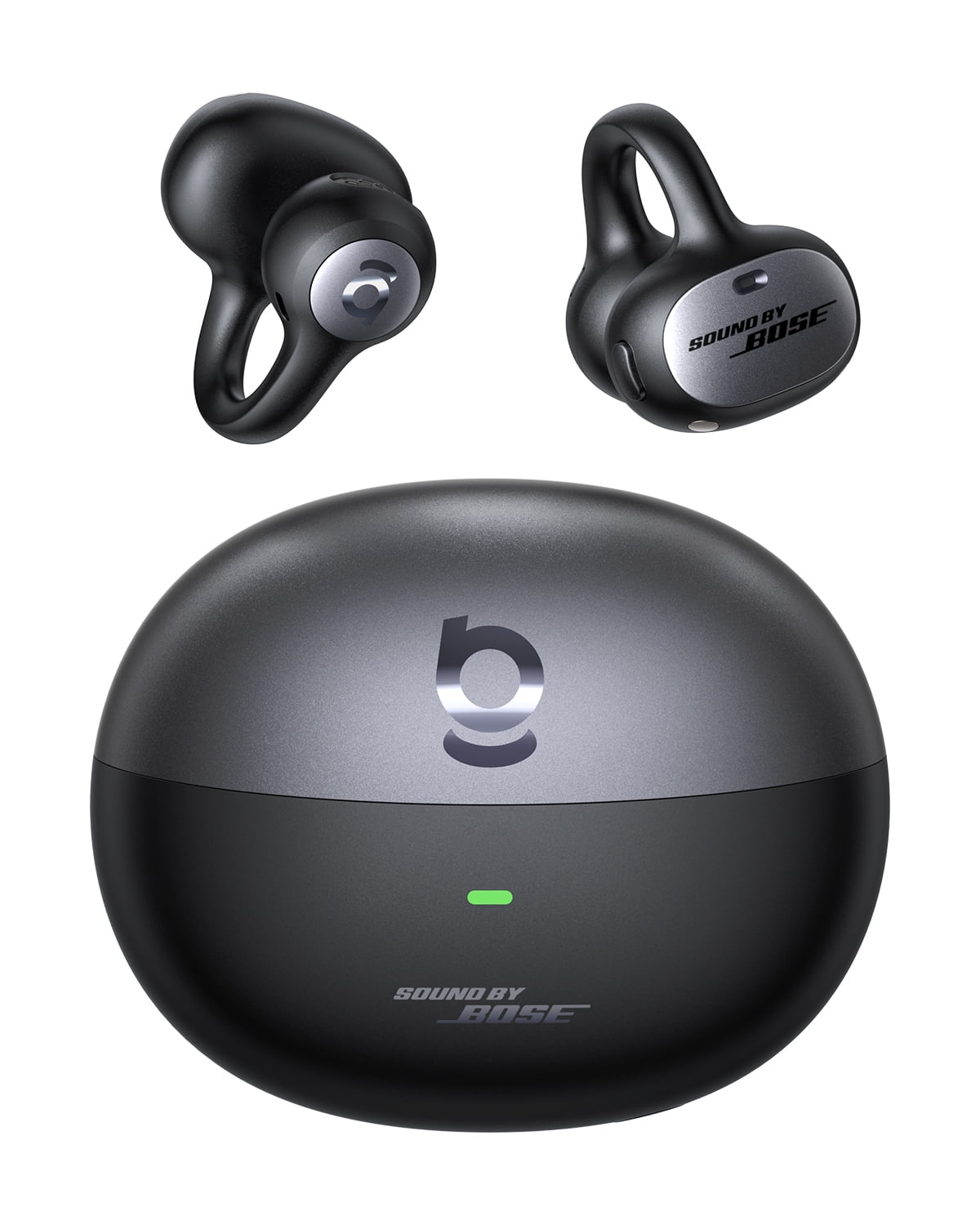 Baseus Inspire XC1 Open-Ear Clip Earbuds, Wireless Bluetooth Headphones with Dolby Audio, IP66 Waterproof for Workouts (Black) 0y3f0