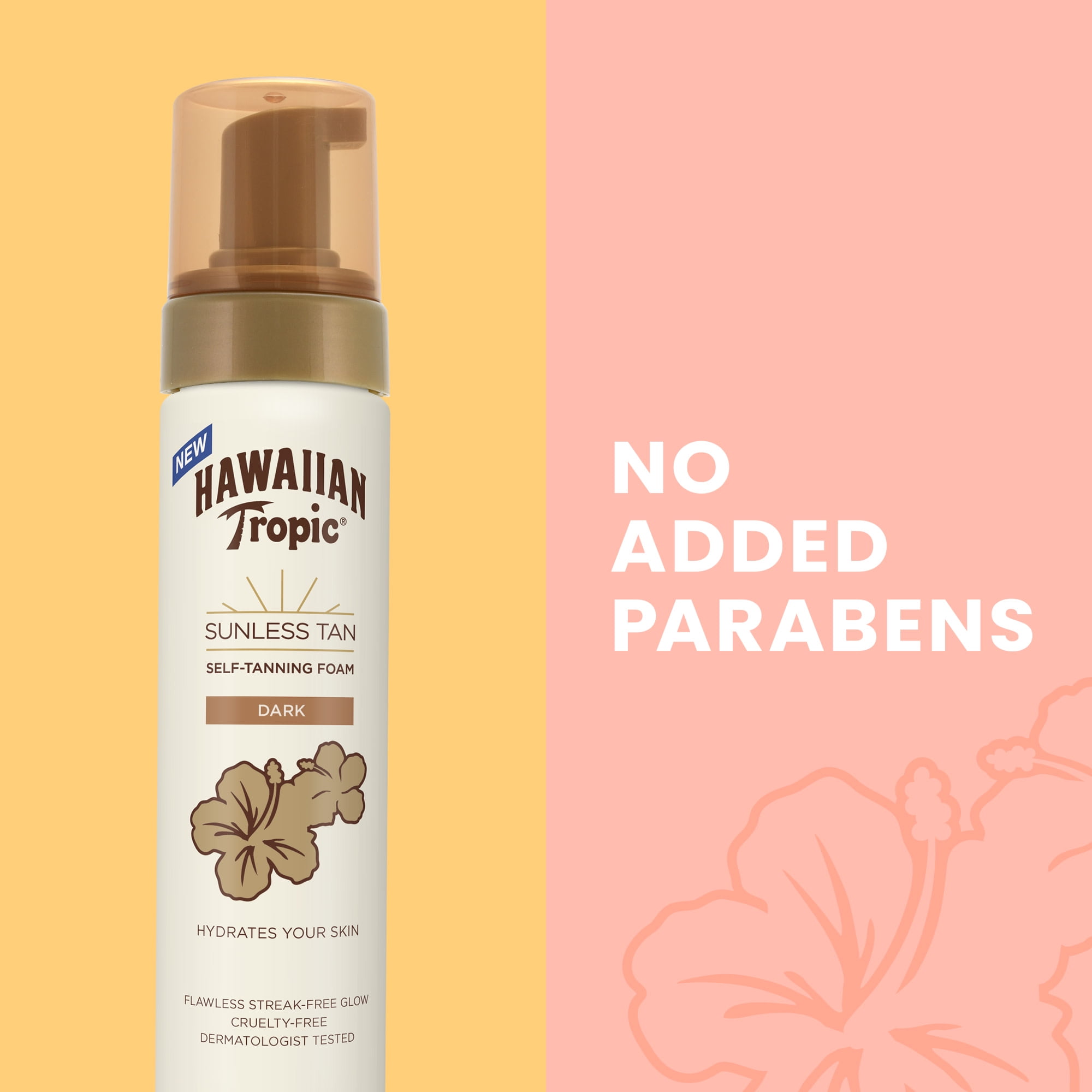 Hawaiian Tropic Sunless Tan Dark Self-Tanning Foam (Dark, 6.7 oz) vlokf