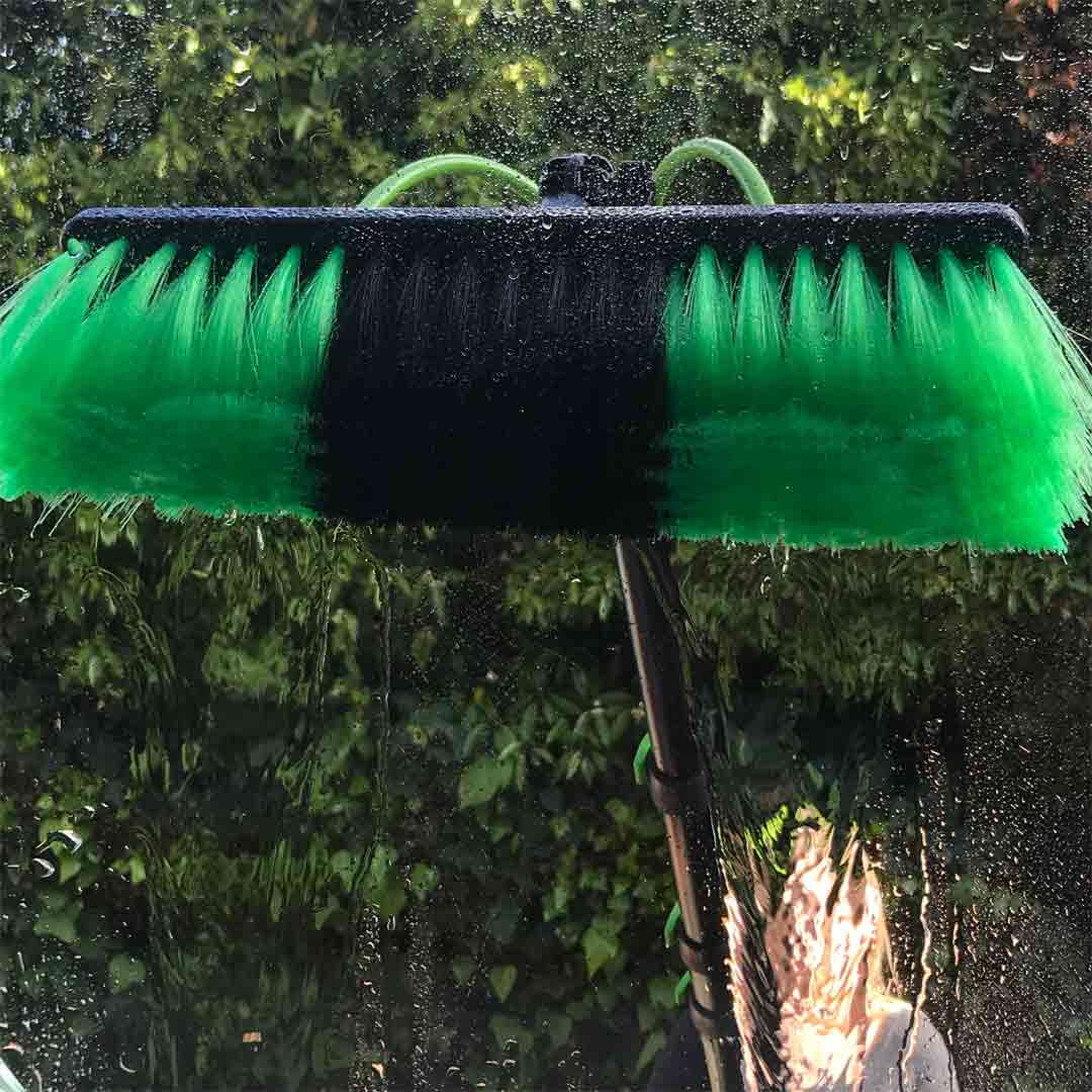 EquipMaxx Telescopic Water Fed Pole Kit for Window and Solar Panel Cleaning (30 ft) wll8x