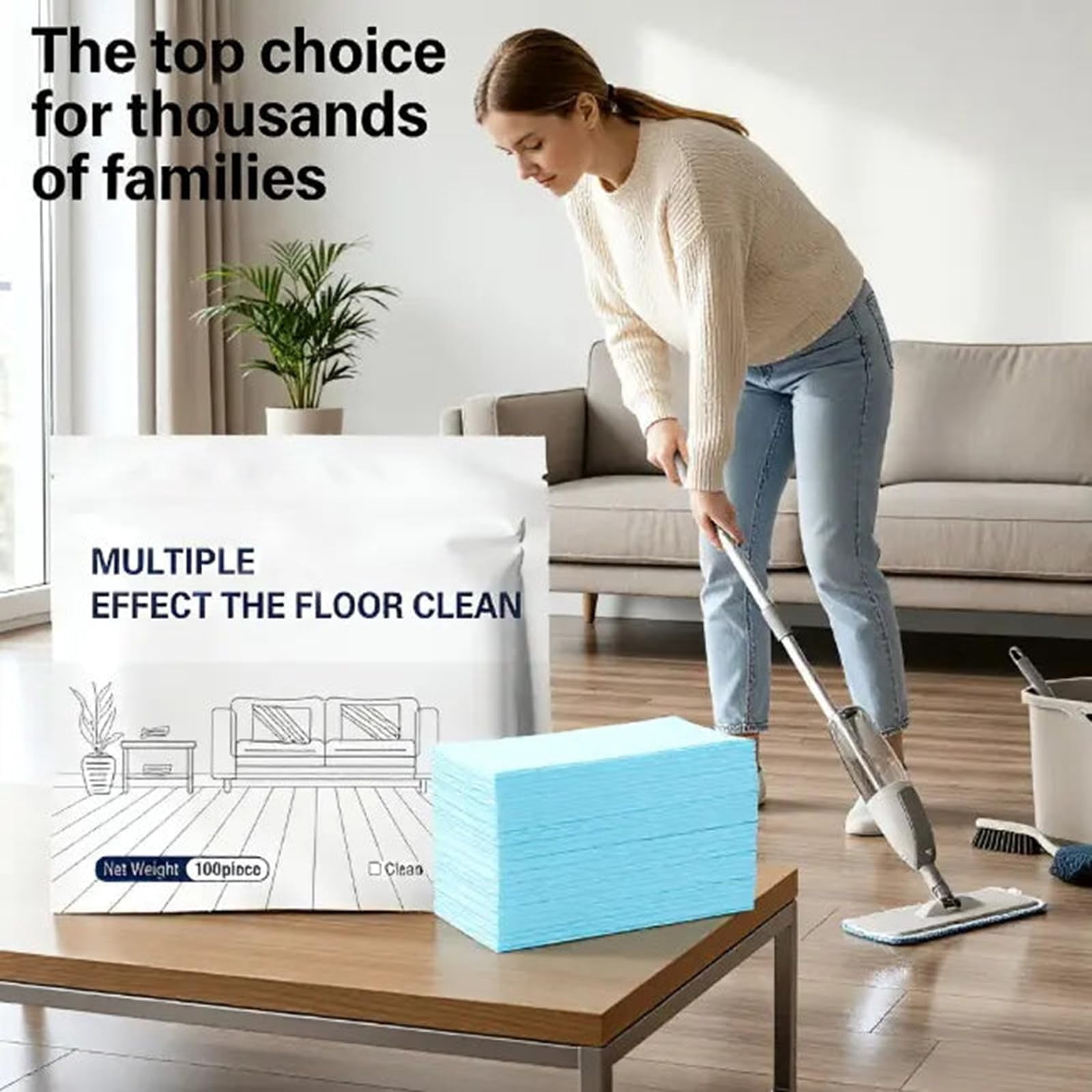Generic Multi-Surface Floor Cleaning Tablets (Concentrated Deep Cleaning Solution, 100 Count) rzuep