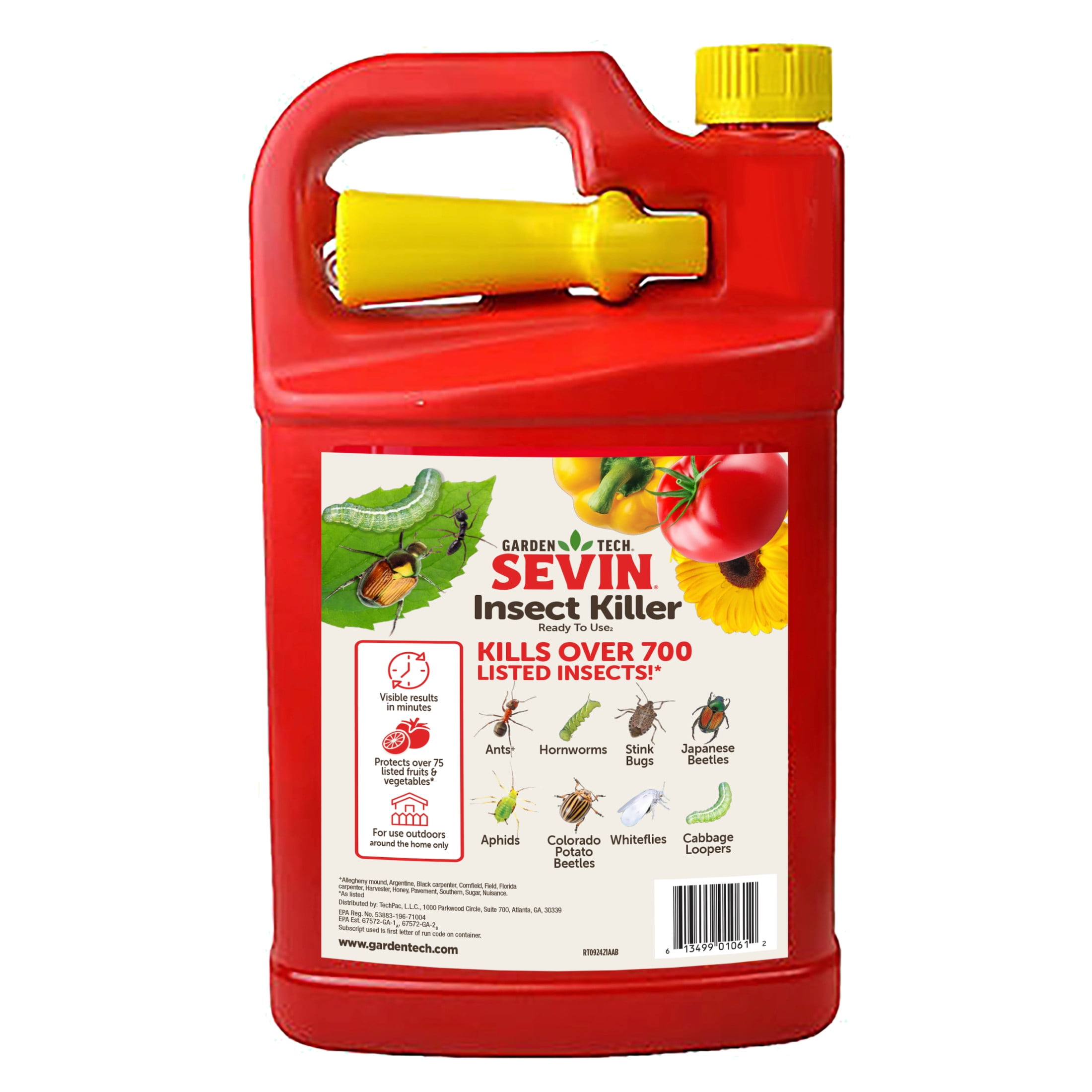 Sevin Insect Killer Ready-to-Use Spray for Gardens and Landscapes (128 fl oz) wul0j