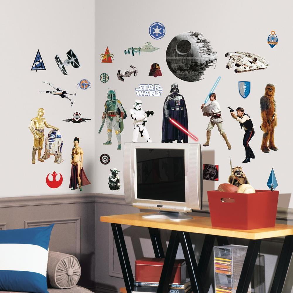 RoomMates Star Wars Classic Wall Decals (31 Count, 1.5 in to 9 in) csnkg