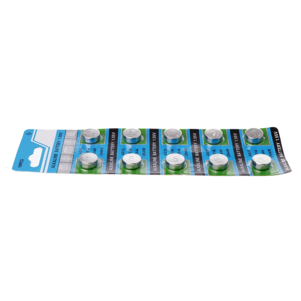 MANNYA LR44 AG13 Button Coin Cell Batteries (10 Pack, 1.5V) 2x92i