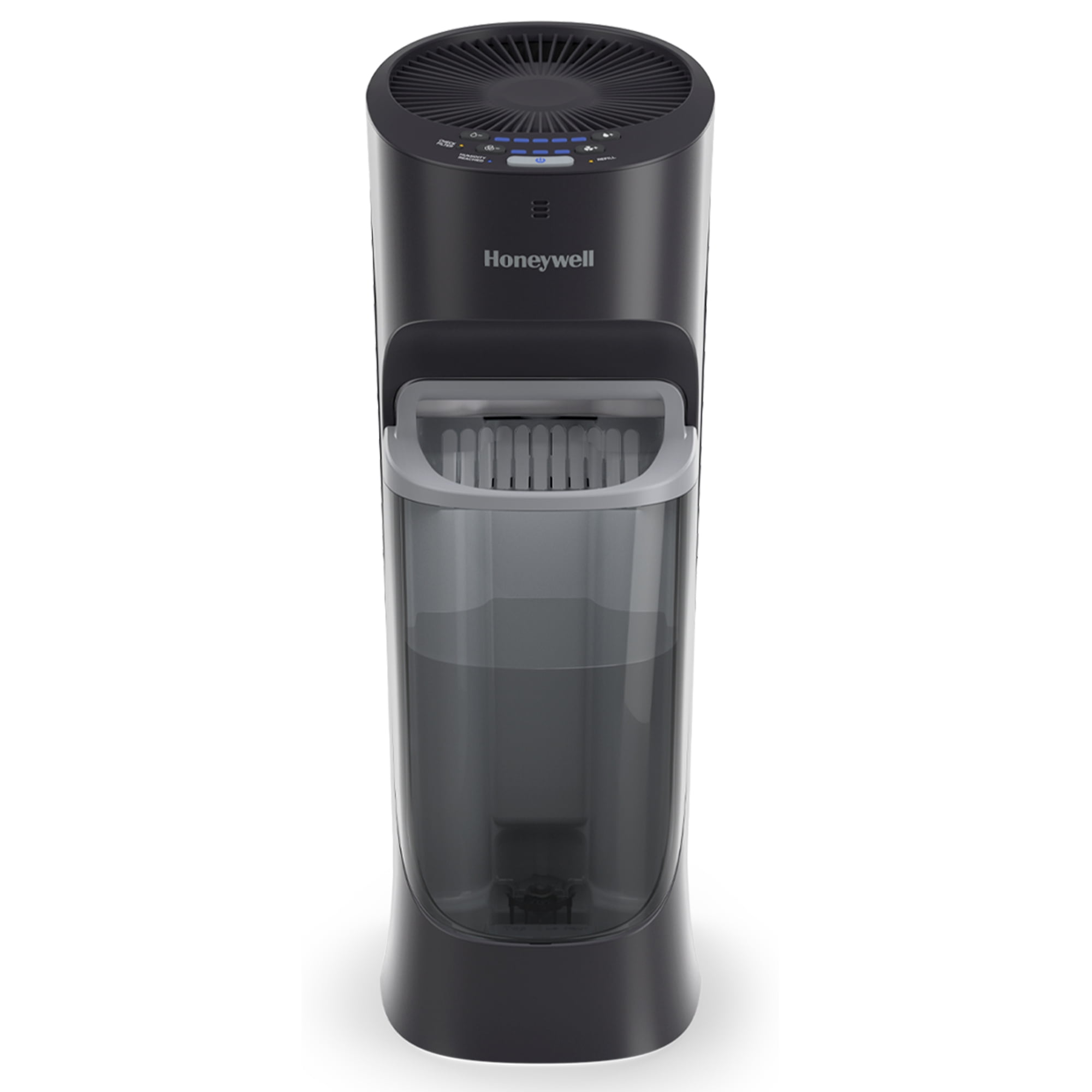 Honeywell Top Fill Cool Moisture Humidifier for Large Rooms (Black, 1.7 gal) 3gvbx