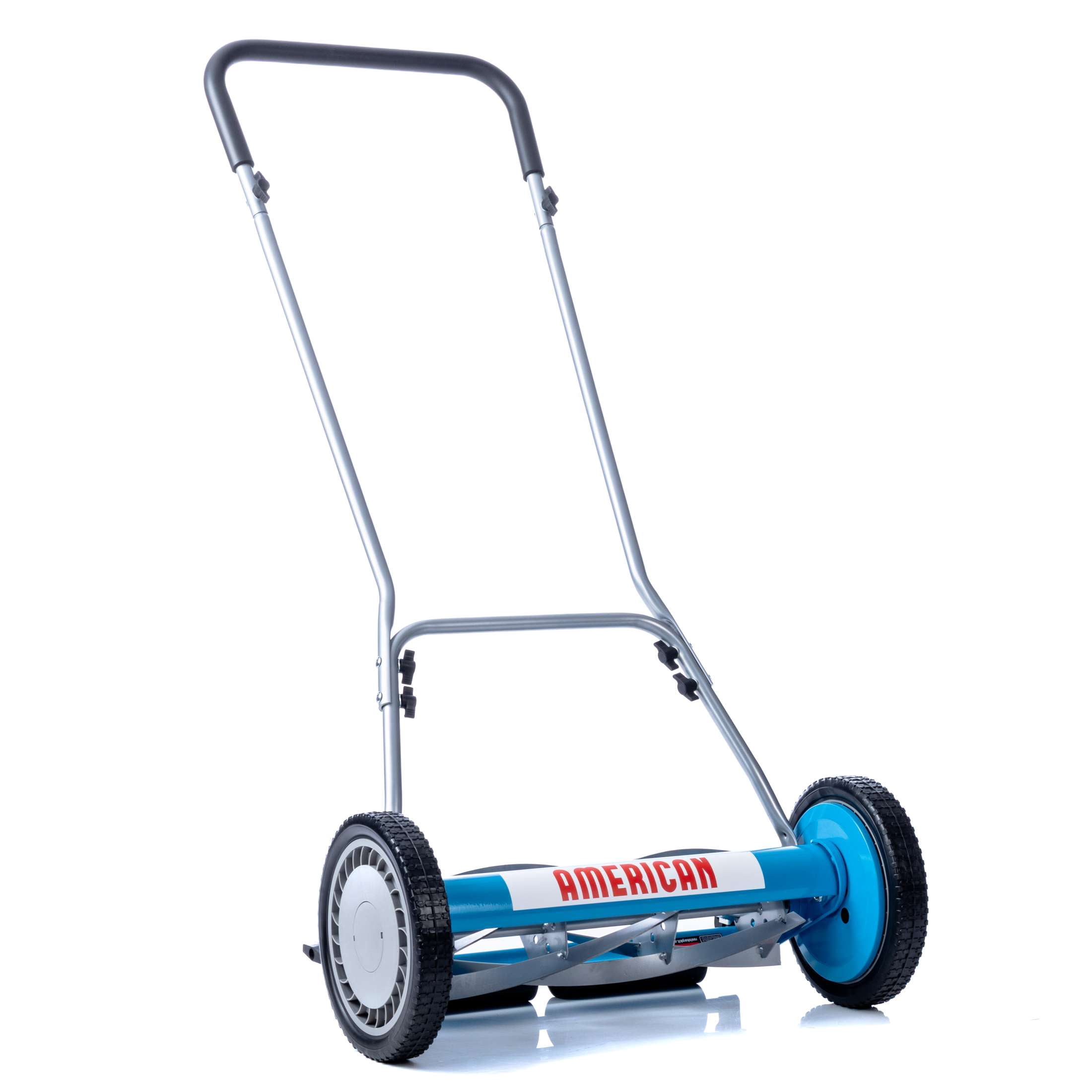 American Lawn Mower 18-Inch 5-Blade Reel Push Lawn Mower (Blue, 18 in) x0bsh