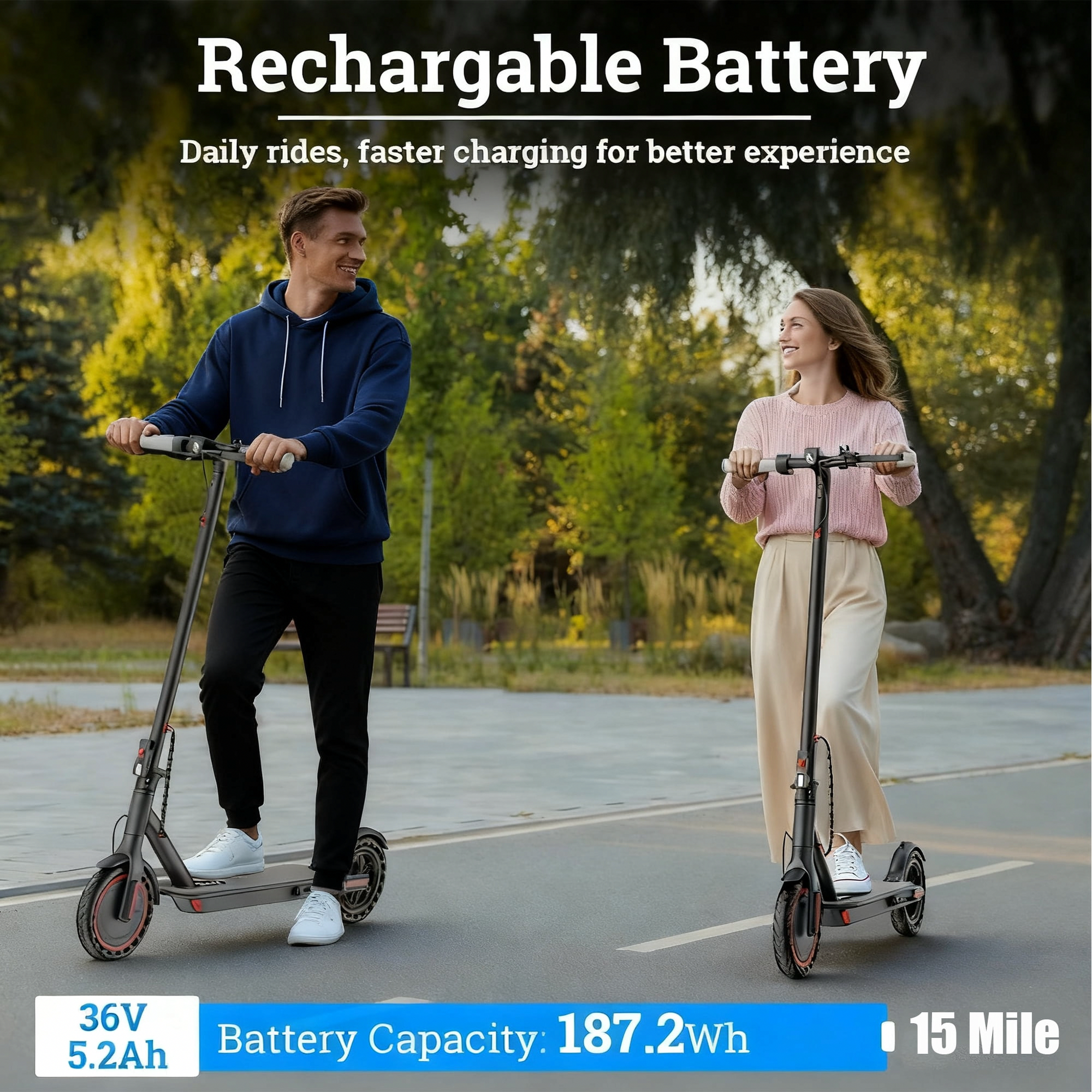 Joyhis J078L Electric Scooter for Adults, Portable Foldable Commuter with App Control and Dual Braking System (Grey, 8.5 in Tires) s46o4