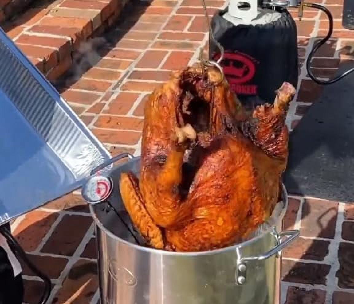 King Kooker Outdoor Propane Turkey Fryer Set with Aluminum Pot (29 qt) 08cyb