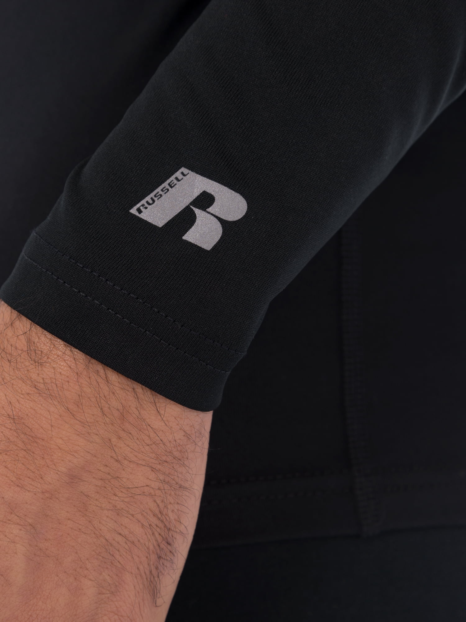 Russell Men's L2 Performance Baselayer Thermal Long Sleeve Top (Black, M-5XL) ezgis
