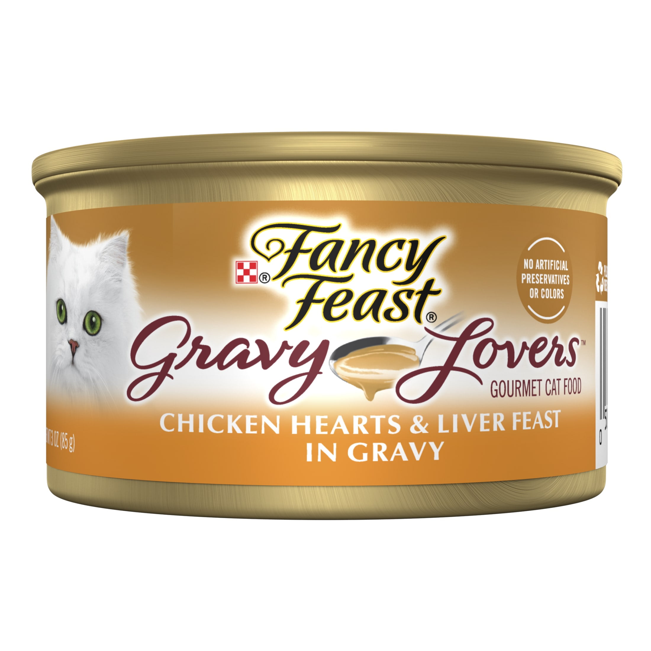Fancy Feast Gravy Lovers Wet Cat Food, Chicken Heart & Liver Recipe (24 Pack, 3 oz) iczkw