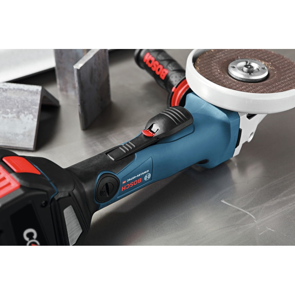 Bosch 18V EC Brushless Connected-Ready Angle Grinder with Paddle Switch (Tool Only, Refurbished) (4.5 in) u060n