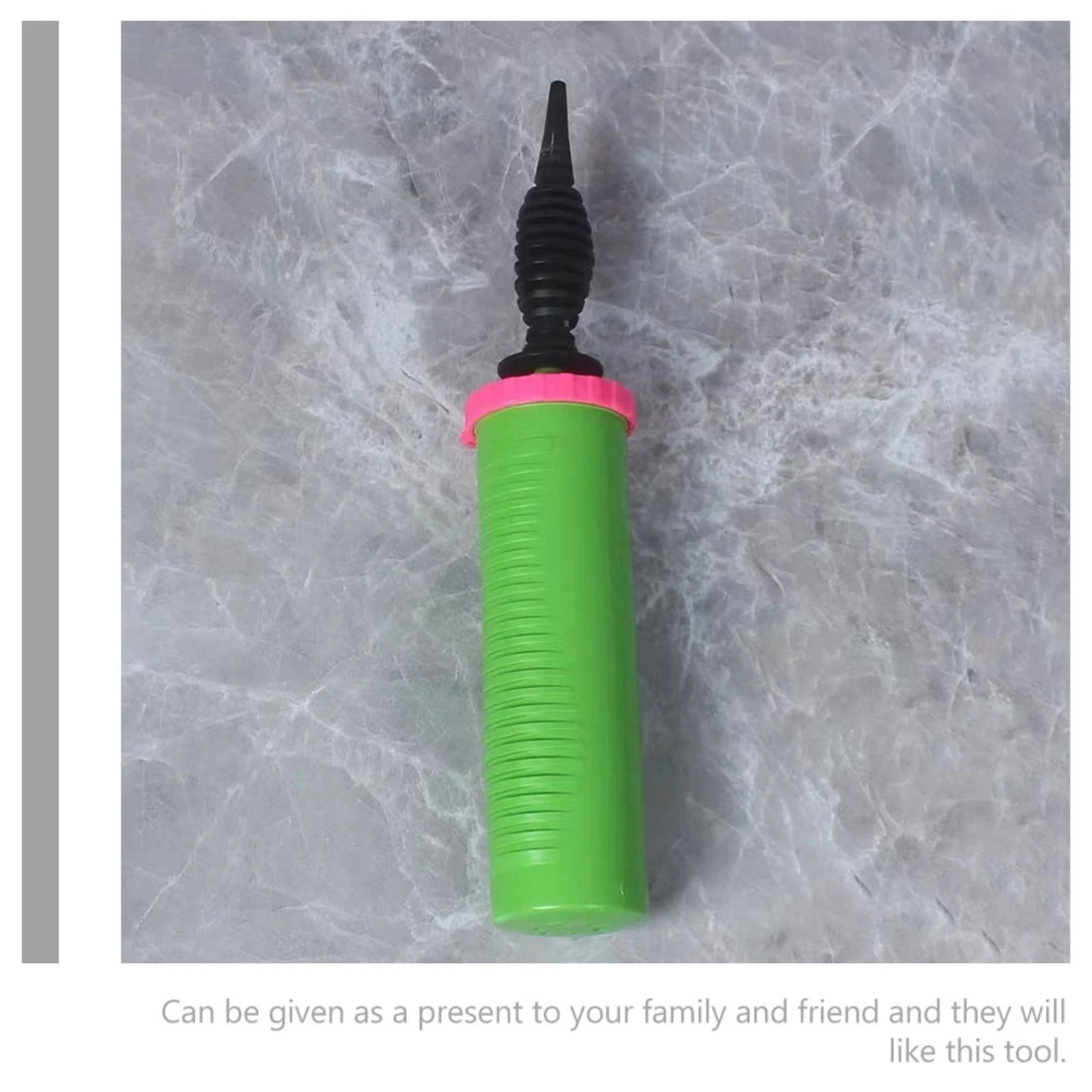 Generic Hand Push Two-Way Inflator Manual Air Pump for Party Balloons and Inflatables (11 in) vyrpv