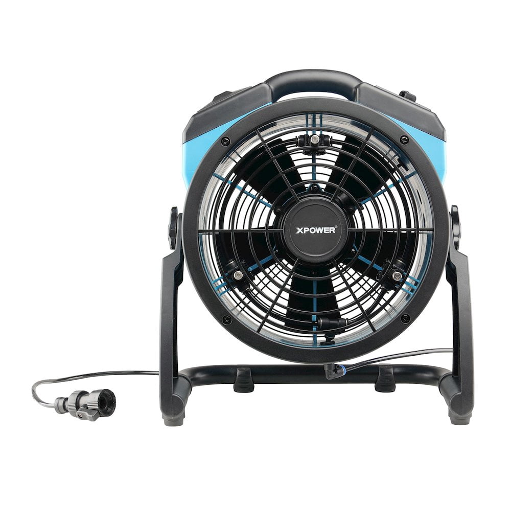 XPOWER FM-65 Portable 3-Speed Outdoor Misting Fan and High Velocity Air Circulator (Black, 1 Unit) atd27