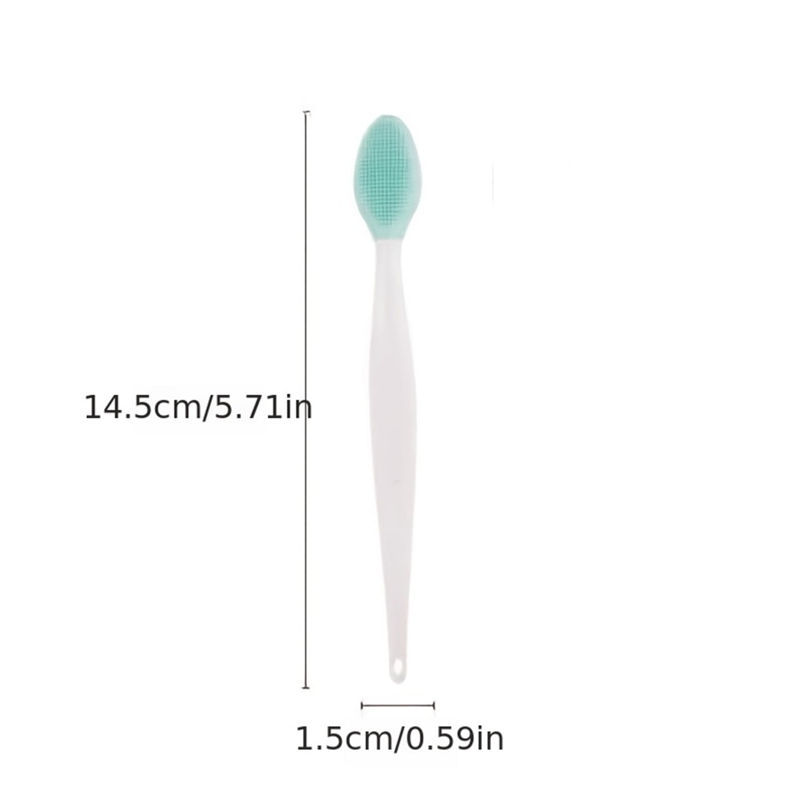 LINMOUA Silicone Nose Scrub Brush Exfoliator Tool for Pore Cleansing and Blackhead Removal (Pink, 1 Pack) sg9b6