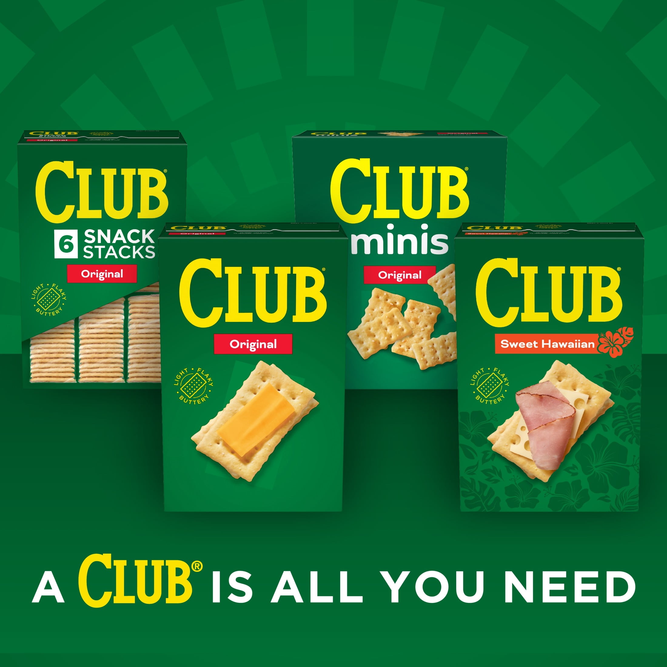Club Minis Original Crackers, Light and Buttery Snack Crackers (11 oz) n7scv