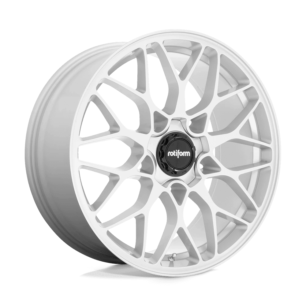Rotiform R189 Custom Alloy Wheel, Performance Aftermarket Rim (Gloss Silver, 19x8.5 in) gamkf