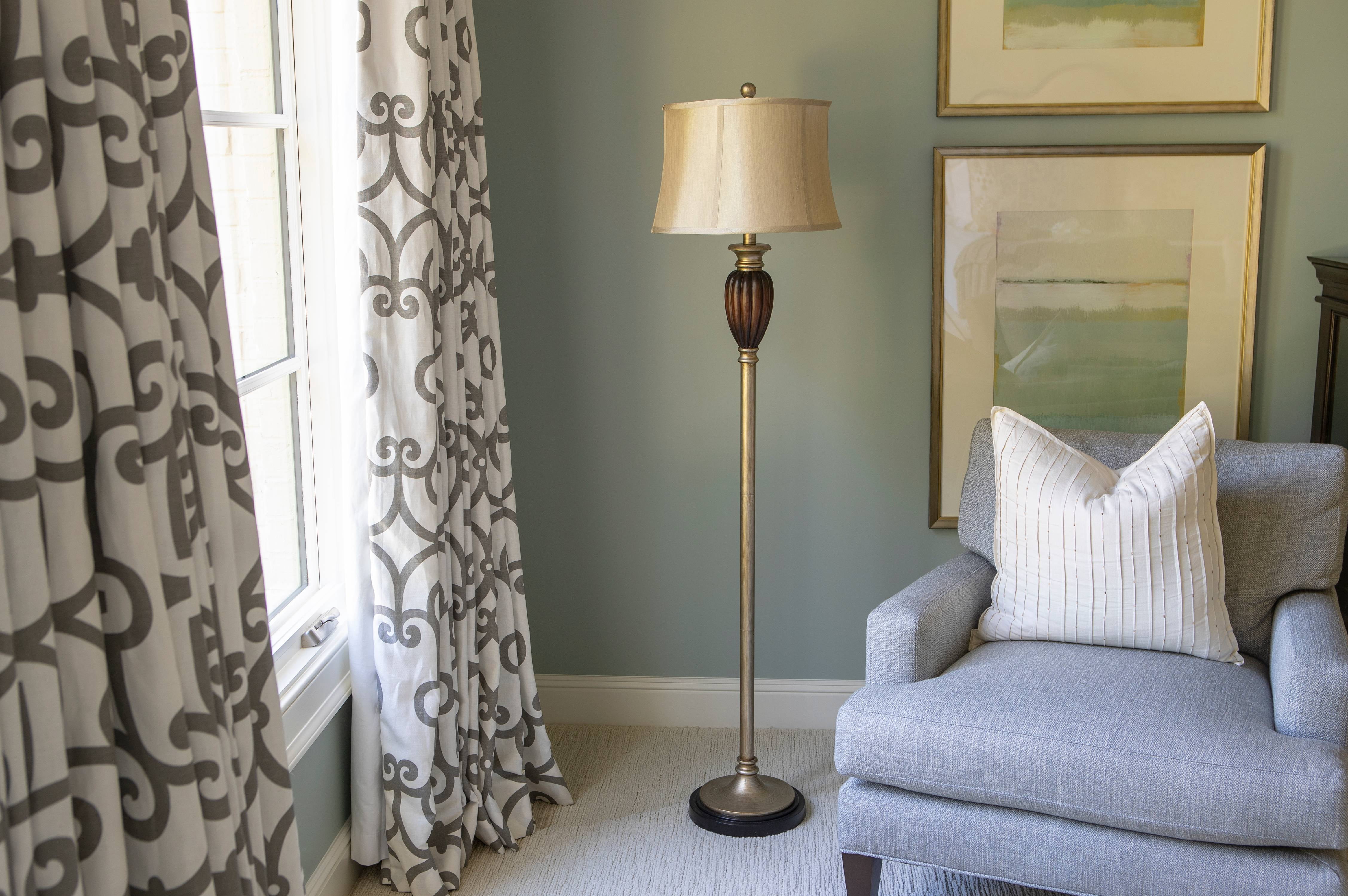 Jimco Lamps & Home Decor Fowler Transitional Floor Lamp (Multi Finish, 66.5 in) 70776
