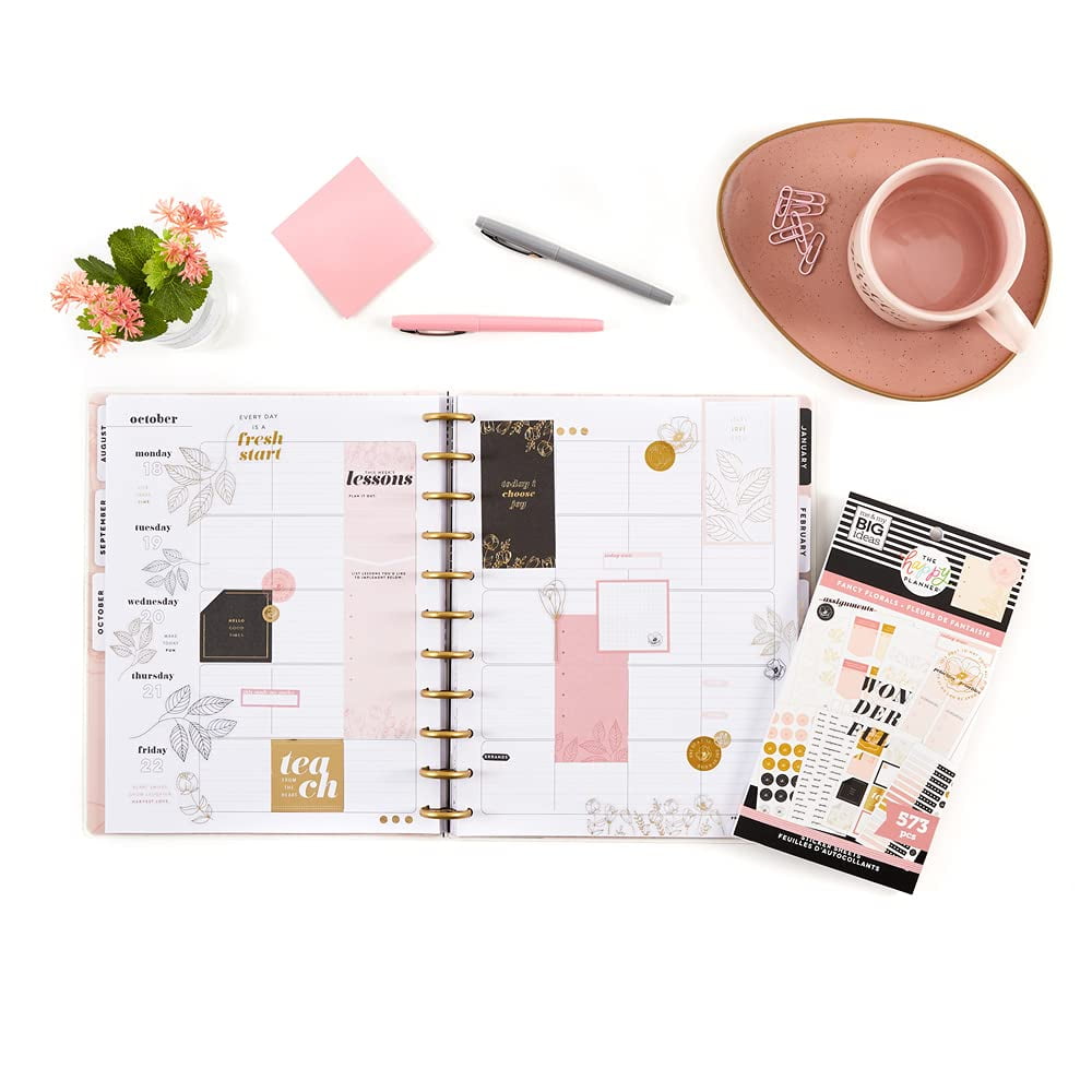 Happy Planner Sticker Value Pack (Fancy Florals, 573 Pieces) vzrcd - Image 3