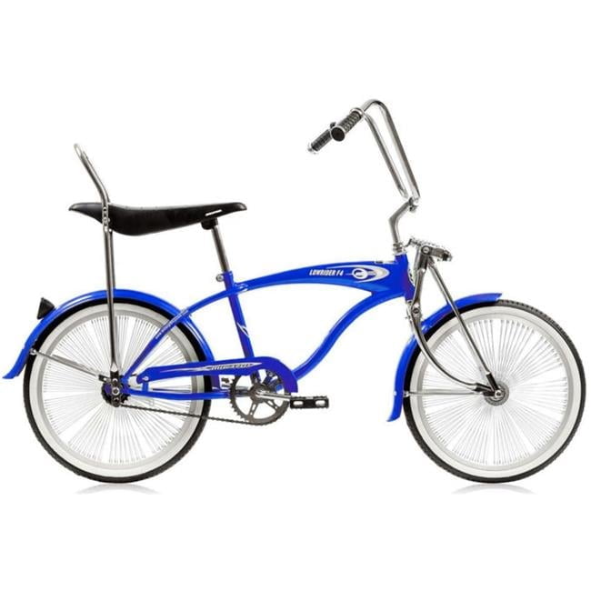 Micargi Lowrider F4 Cruiser Bike Single-Speed Hi-Ten Steel Frame (Black, 20 in) 8i97h