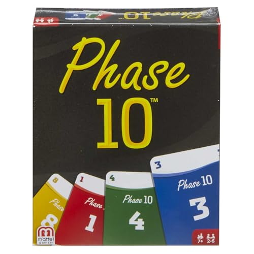 Mattel Games Phase 10 Card Game Strategy Matching Activity (2-6 Players) iojnb