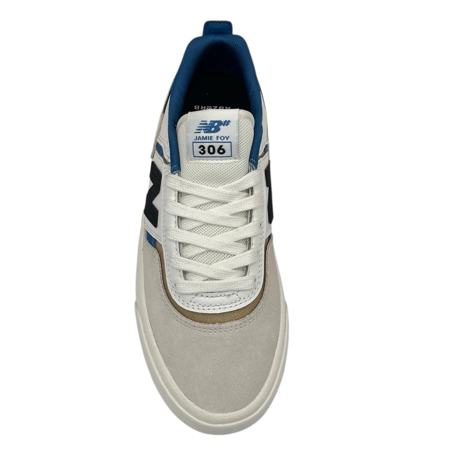 New Balance 306 Skateboarding Shoes Durable Low-Top Sneakers (White, 6 US) 6eua4