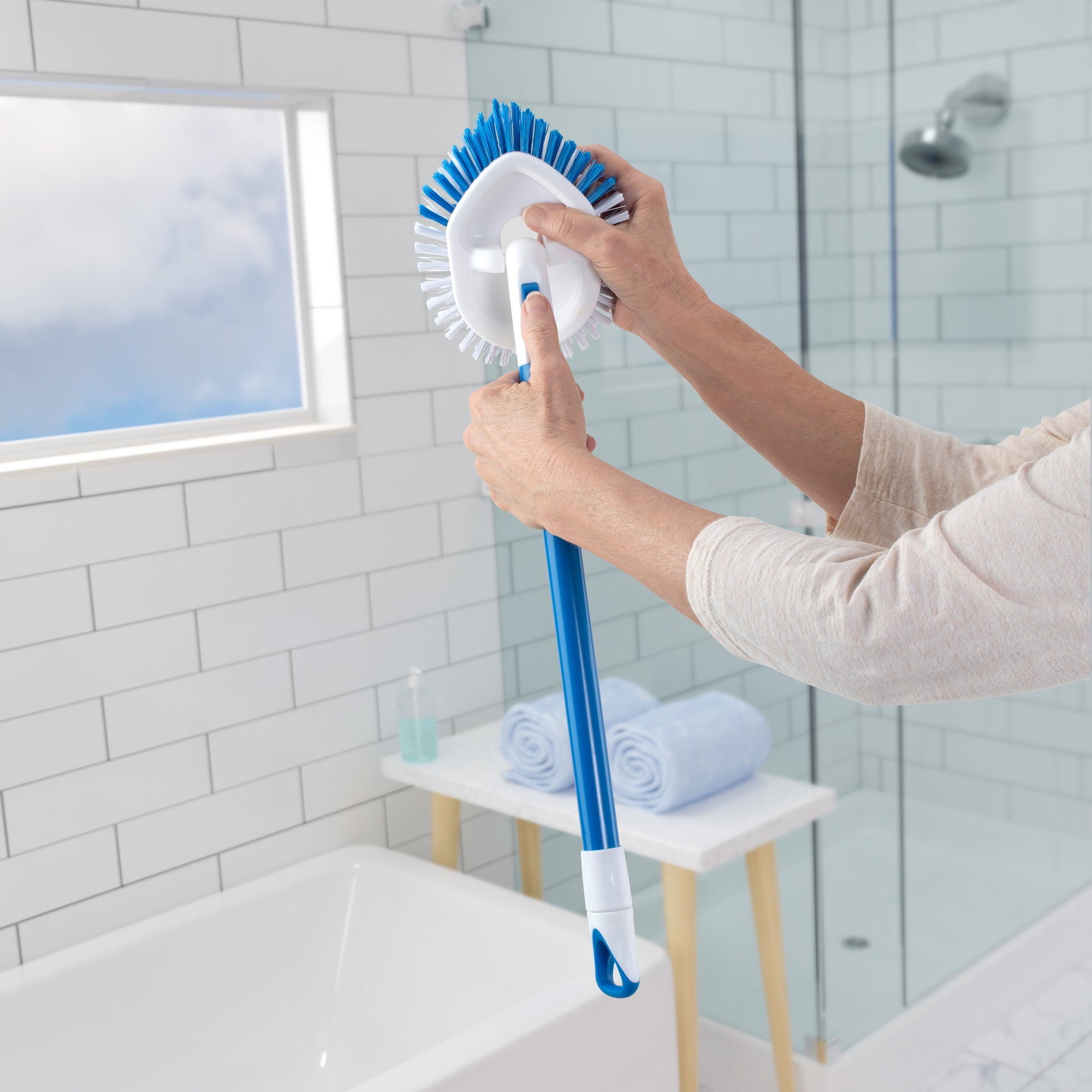 Clorox Tub & Tile Brush Replacement Head (White, 1 Pack) dj9lx