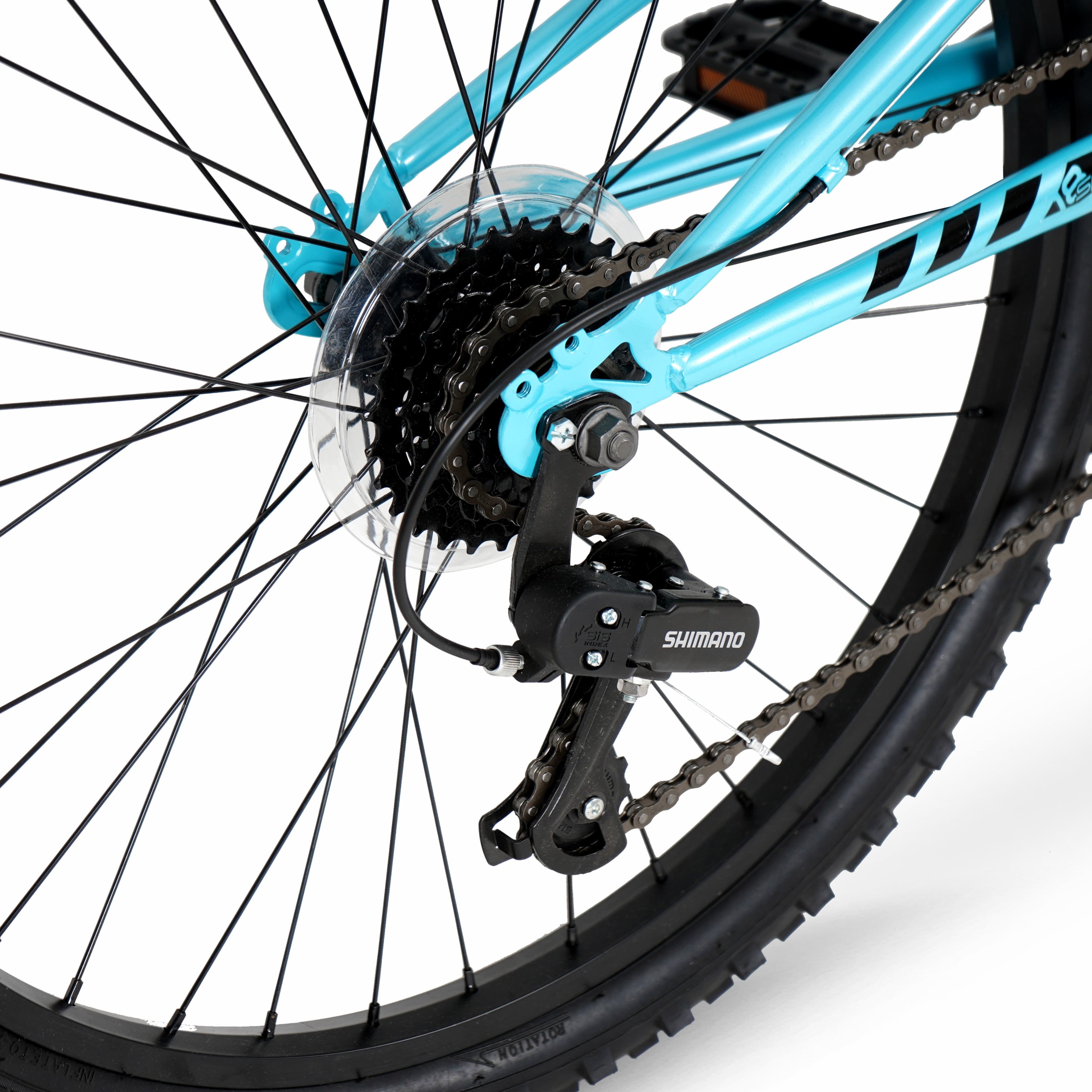 Hyper Bicycles Swift Mountain Bike (Blue, 24 in) p87jk