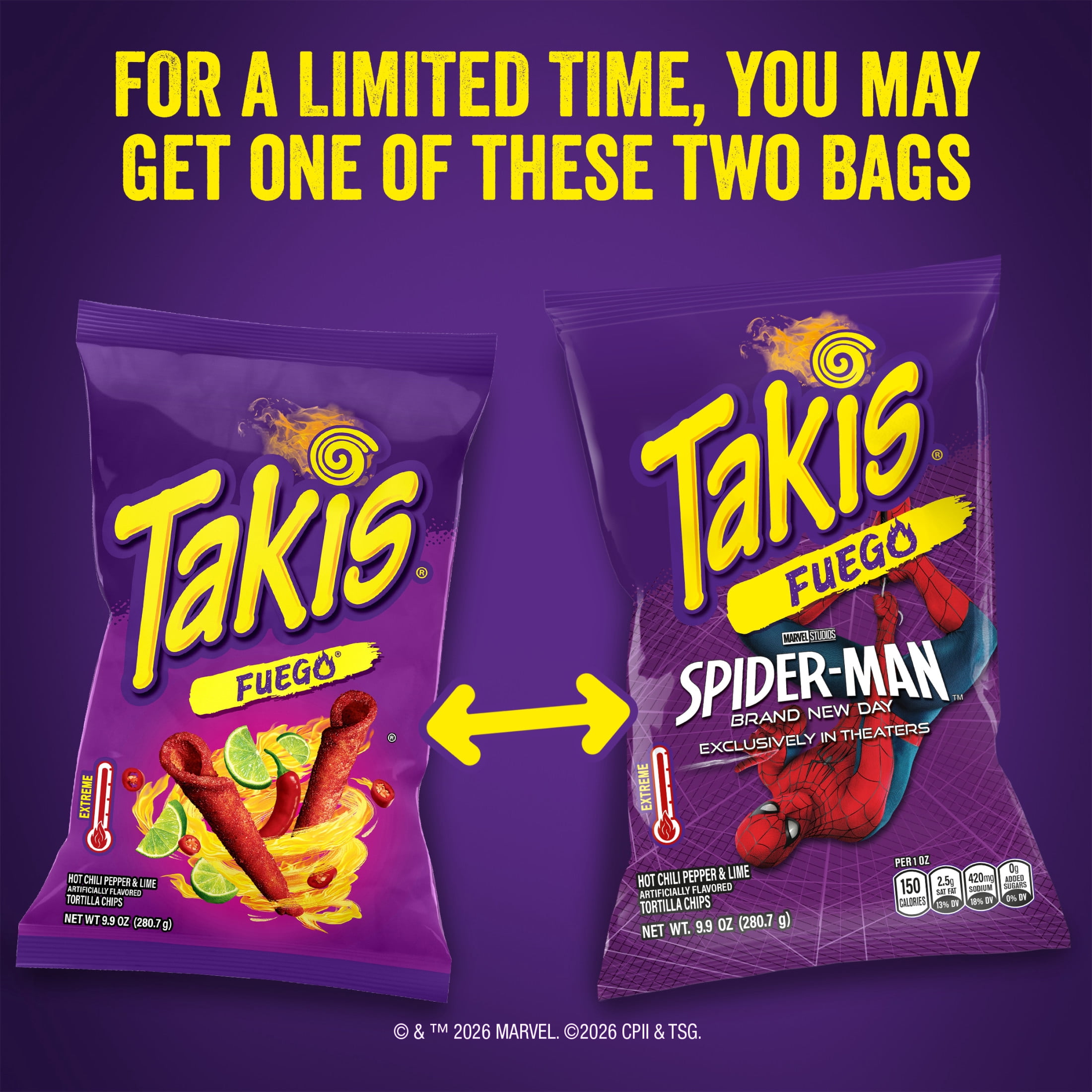 Takis Fuego Rolled Tortilla Chips, Hot Chili Pepper & Lime Flavor (9.9 oz, Pack of 3) d7anm