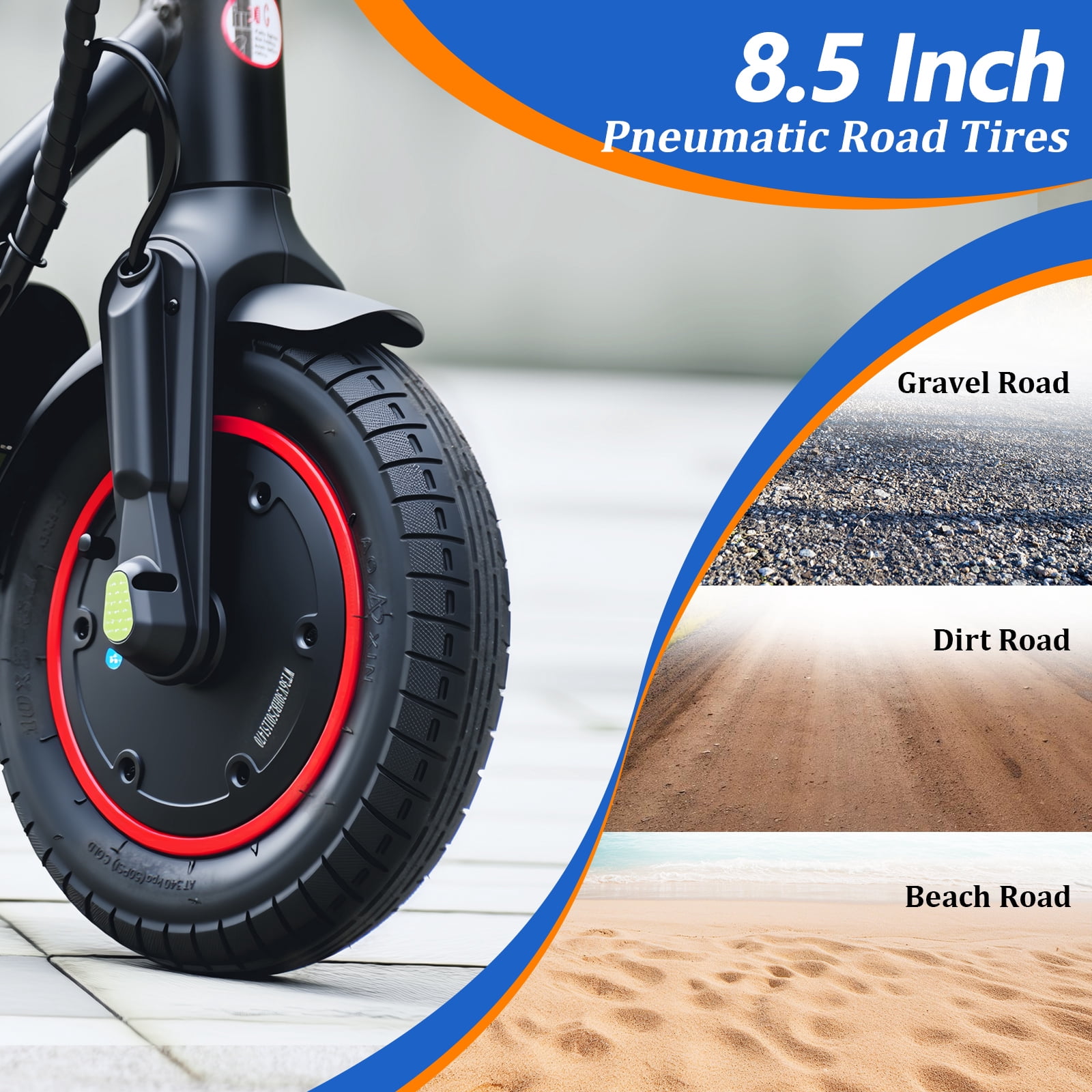 LiteFive LF5 350W Electric Scooter for Adults, Portable Folding Commuter E-Scooter (Black, 31 lb) li11m