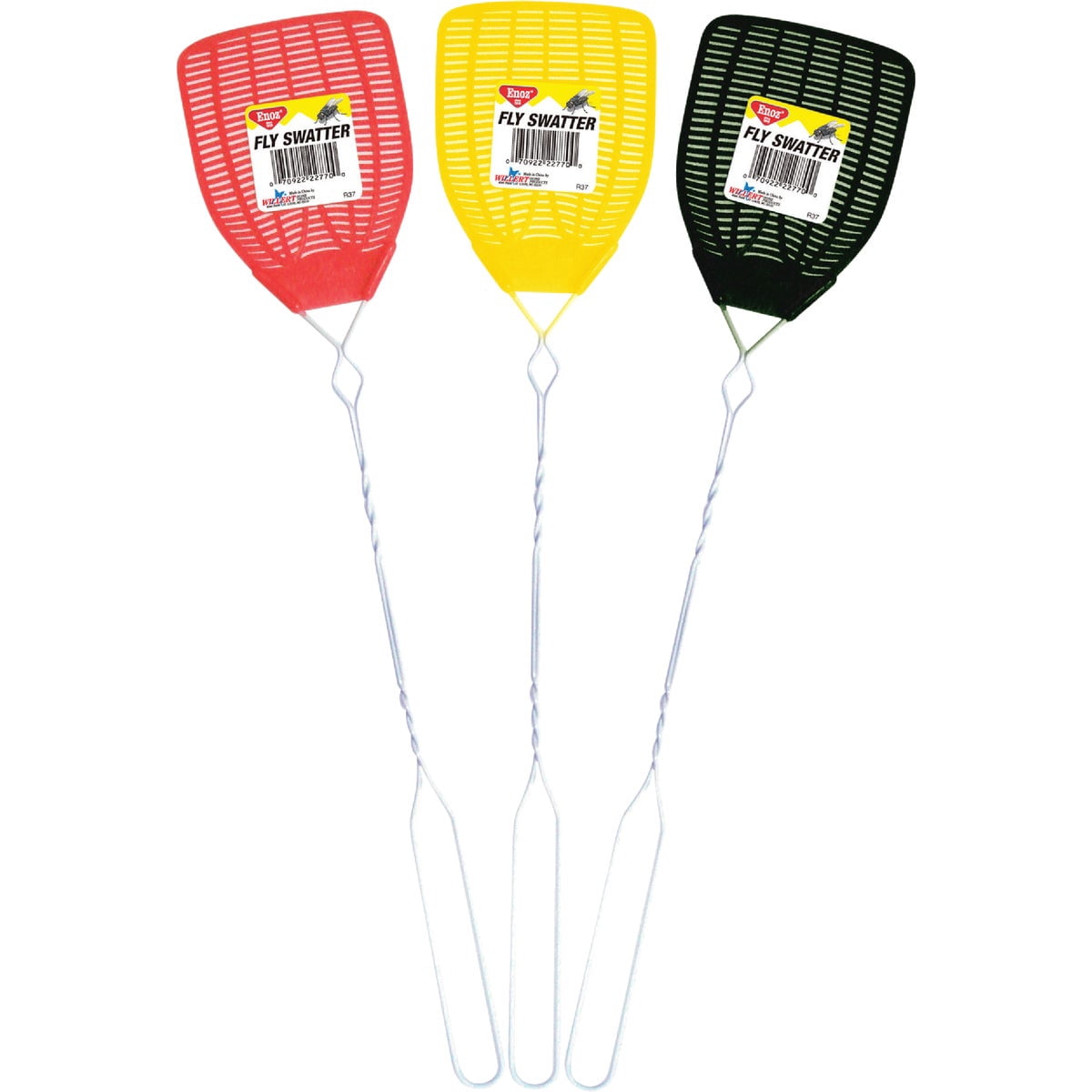 Willert Home Products Enoz Fly Swatter Set (Multicolor, 24-Pack) bngjv