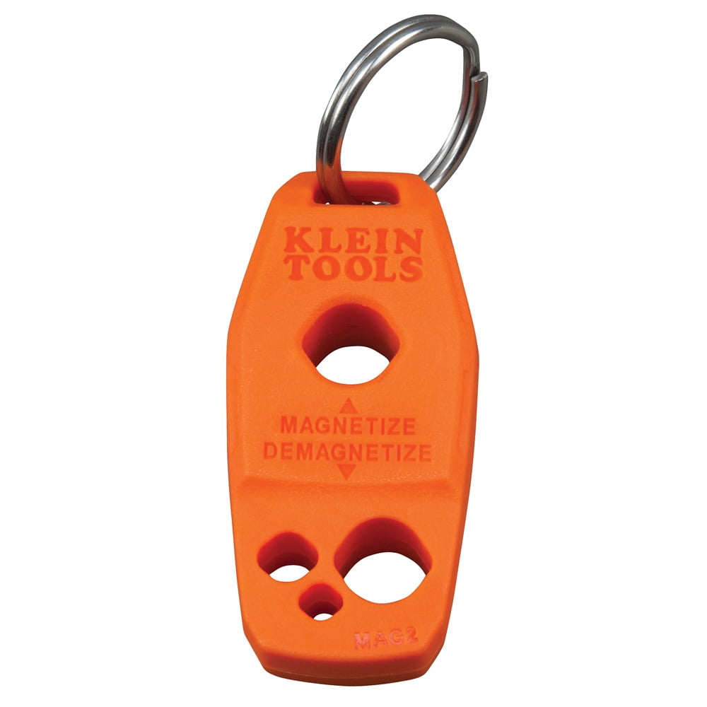 Klein Tools MAG2 Magnetizer and Demagnetizer for Screwdriver Tips (Orange, 1 Piece) i59gc